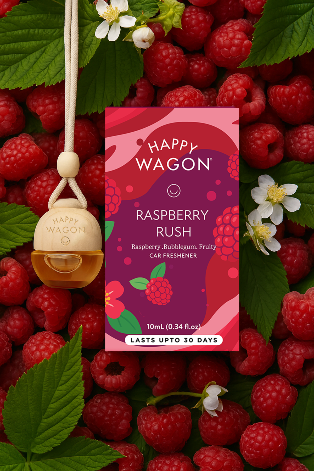 Raspberry Rush Car Freshener