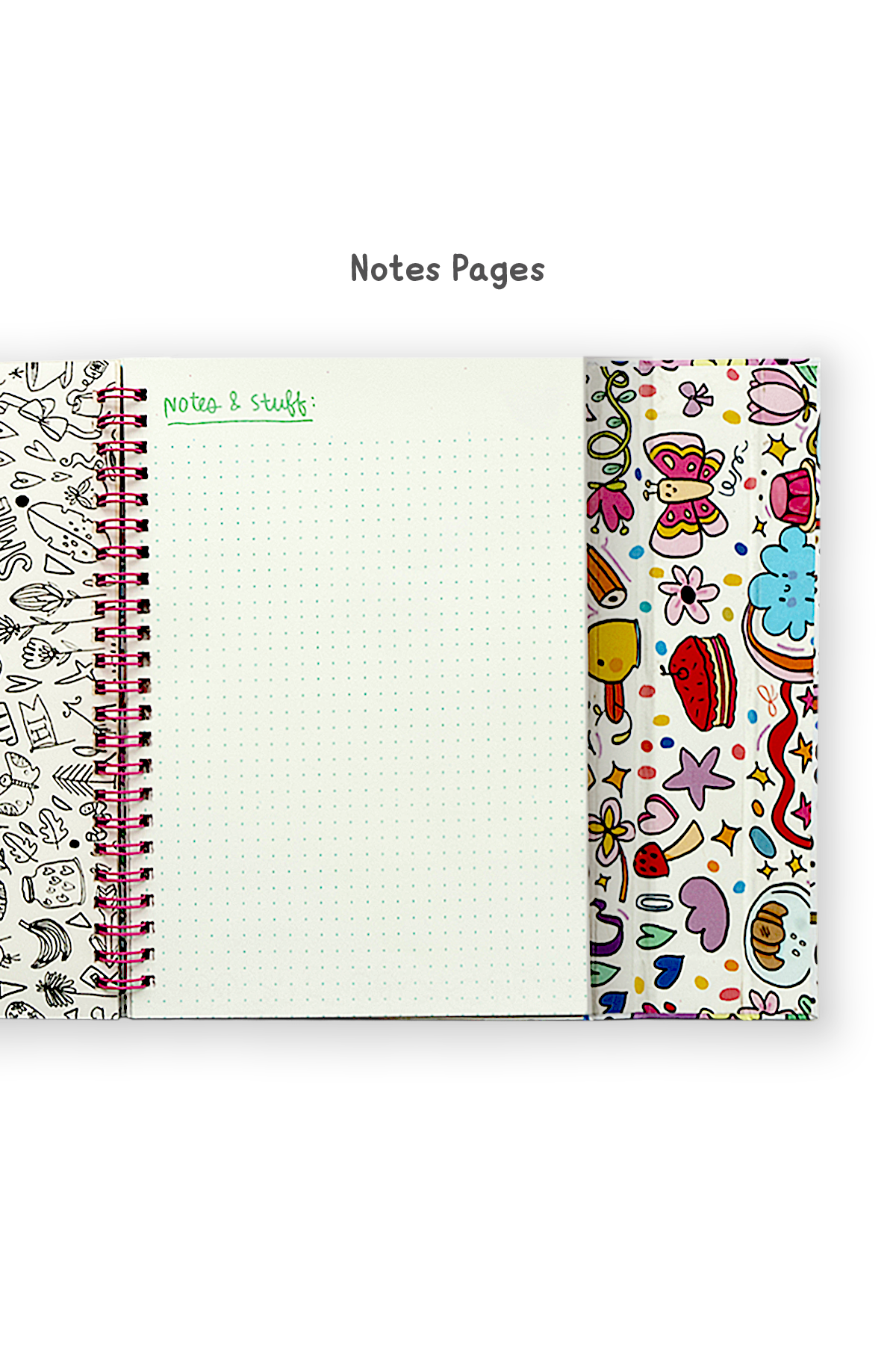 2026 Calendoodler 2-in-1 Desk Calendar + Notebook