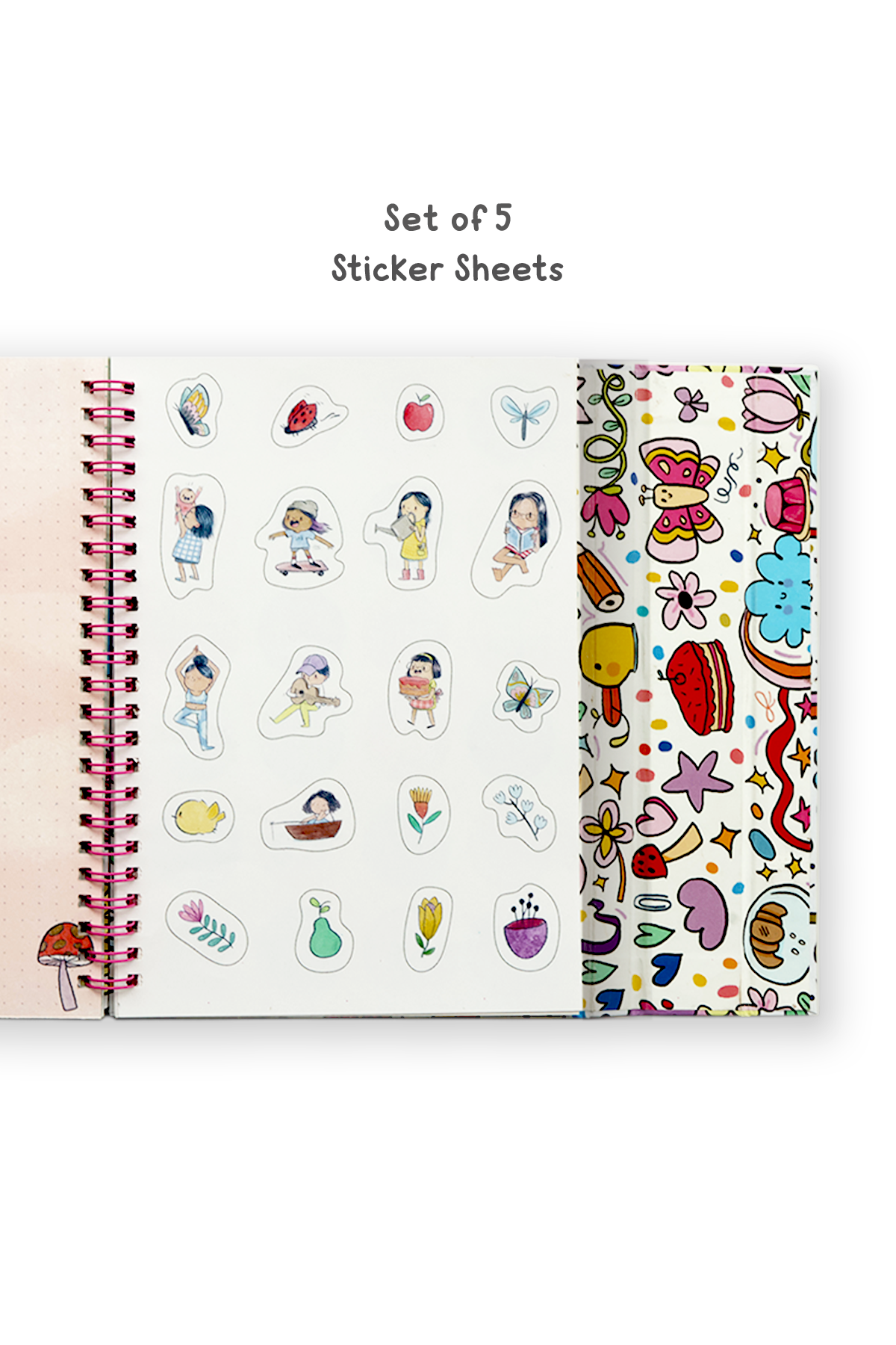 2026 Calendoodler 2-in-1 Desk Calendar + Notebook