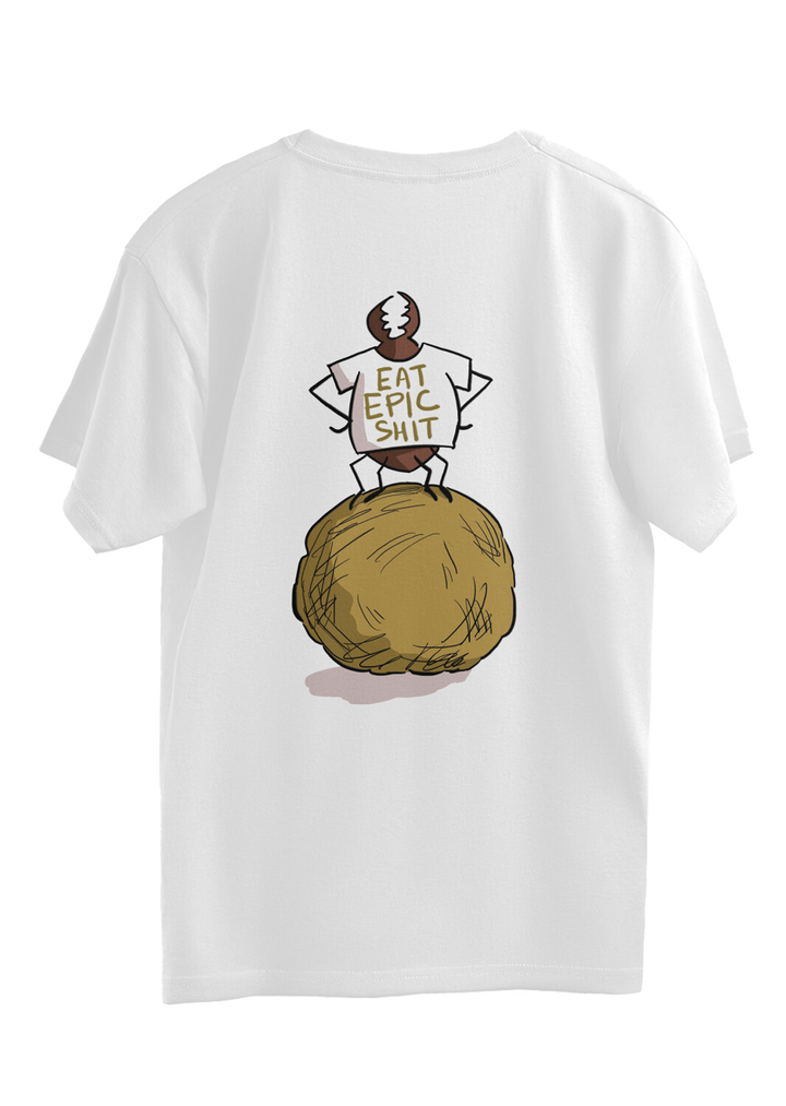 Eat Epic Shit (Dung Beetle) Oversized T-shirt