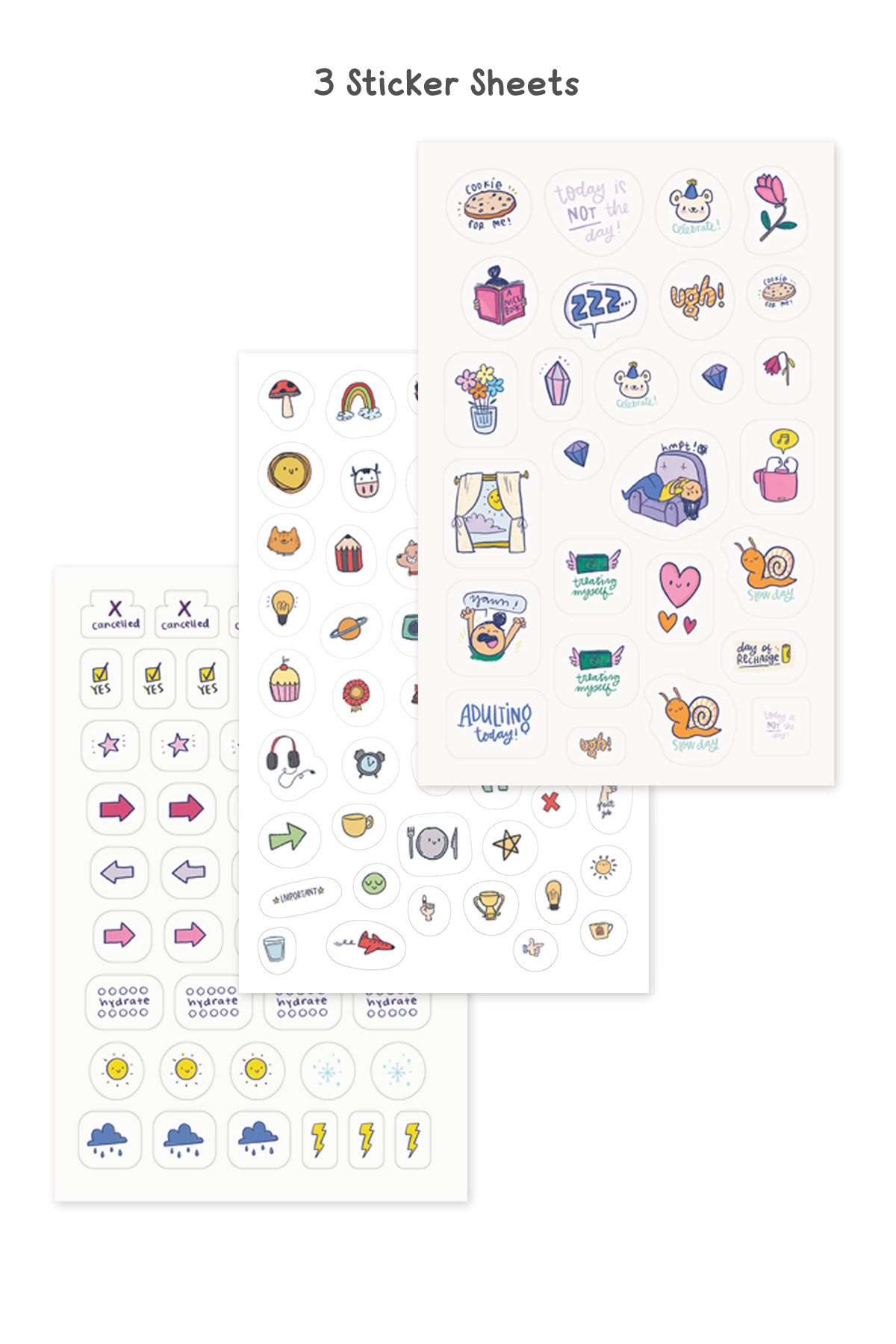 2026 Ultimate Weekly Planner + 3 Sticker Sheets