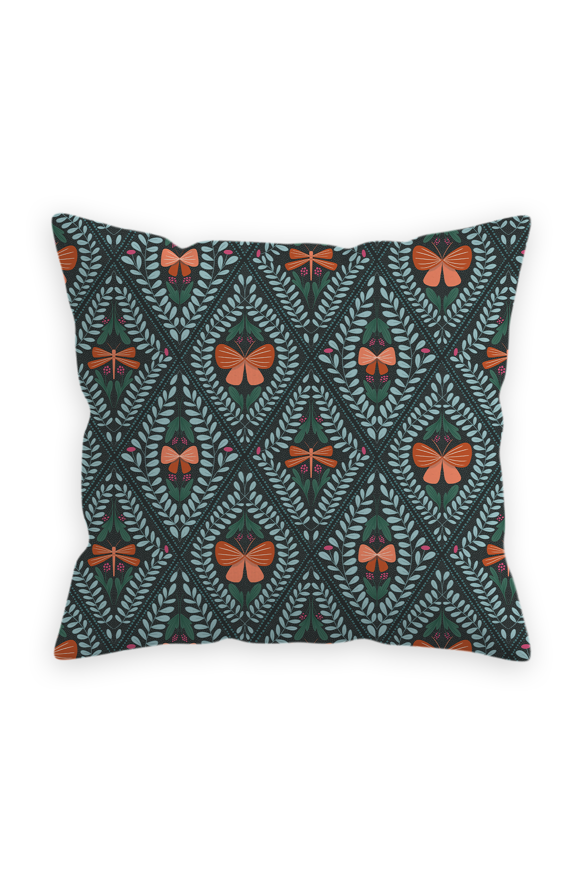 Diagonal Butterfly Cushion Cover