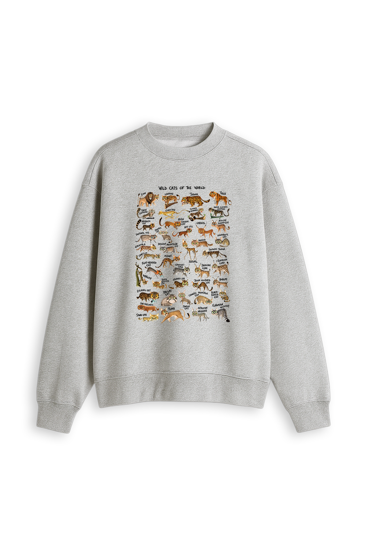 Wild Cats of the World Unisex Sweatshirt