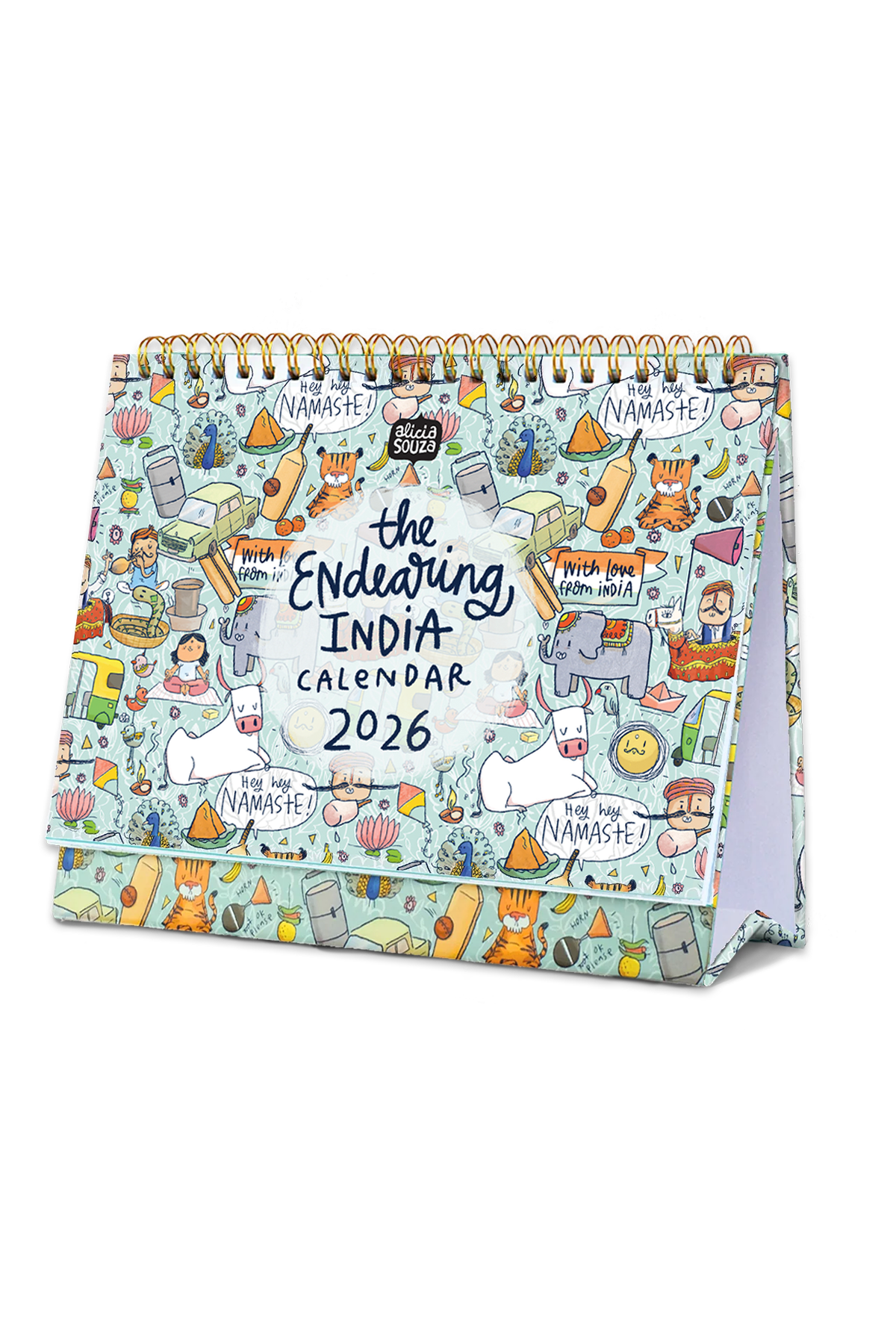 2026 Endearing Desk Calendar