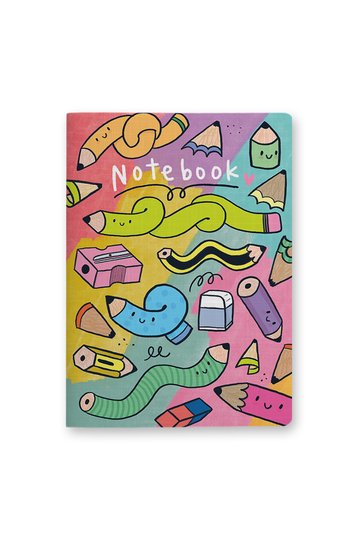 Squiggly Pencils Saddle Stitch Notebook - Combo of 2
