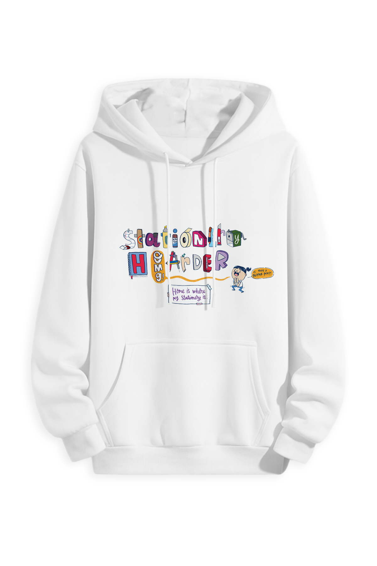 Stationery Hoarder Unisex Oversized Hoodie