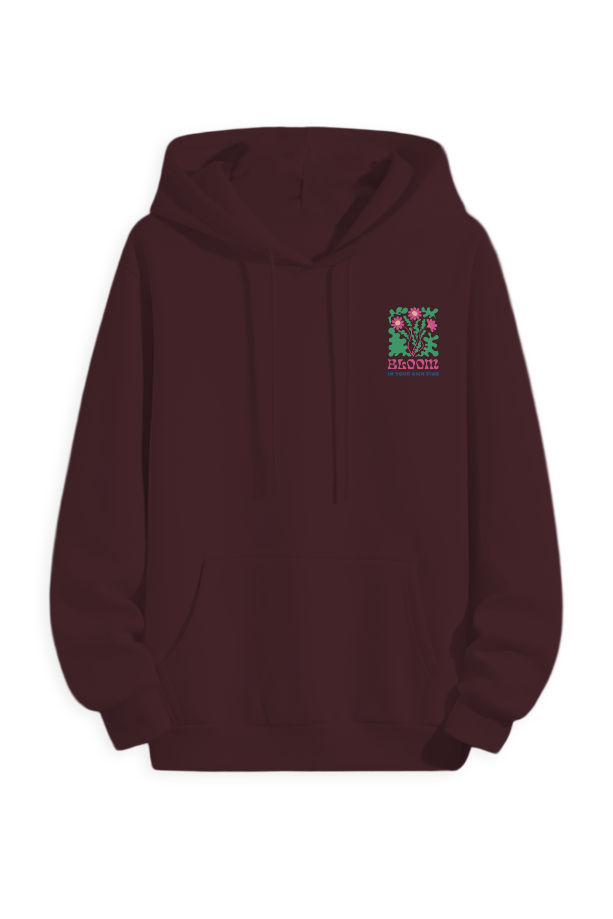Bloom at Your Own Pace Unisex Oversized Hoodie