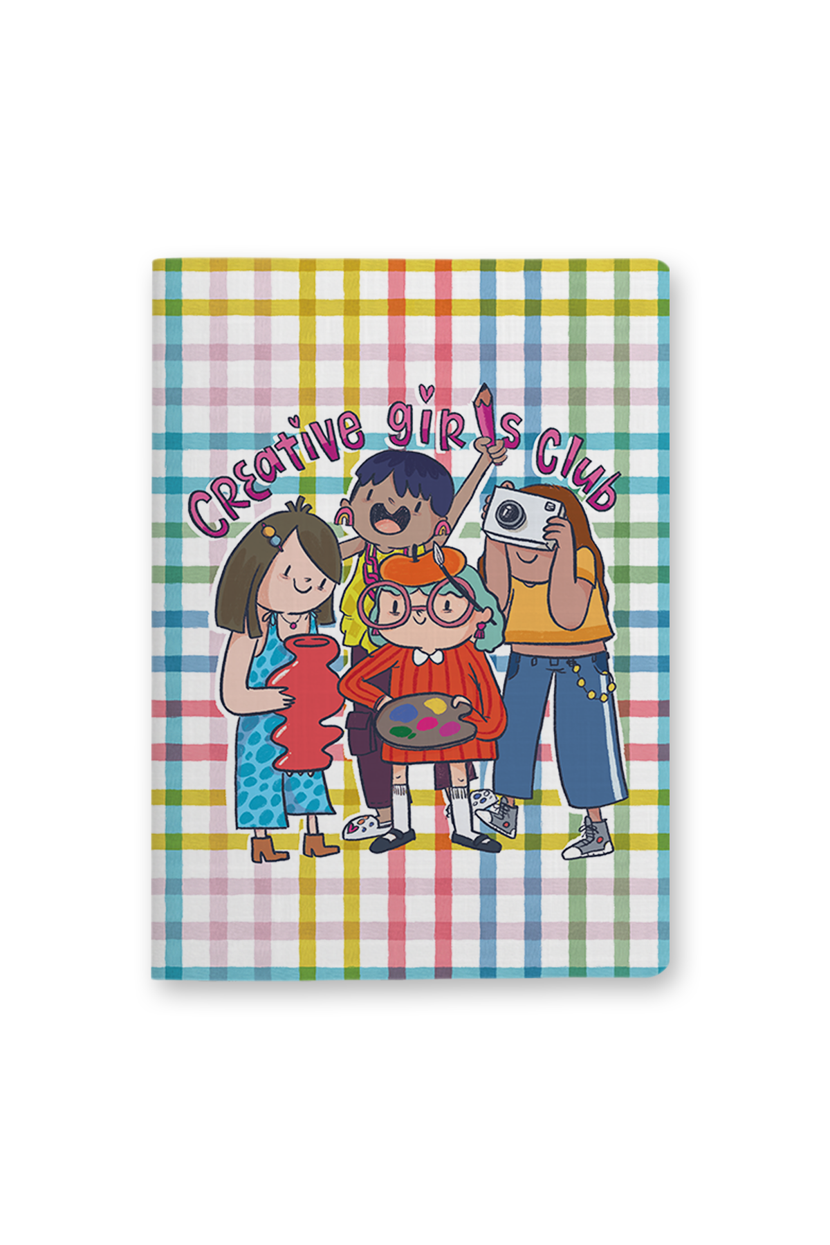 Creative Girls Club Saddle Stitch Notebook - Combo of 2
