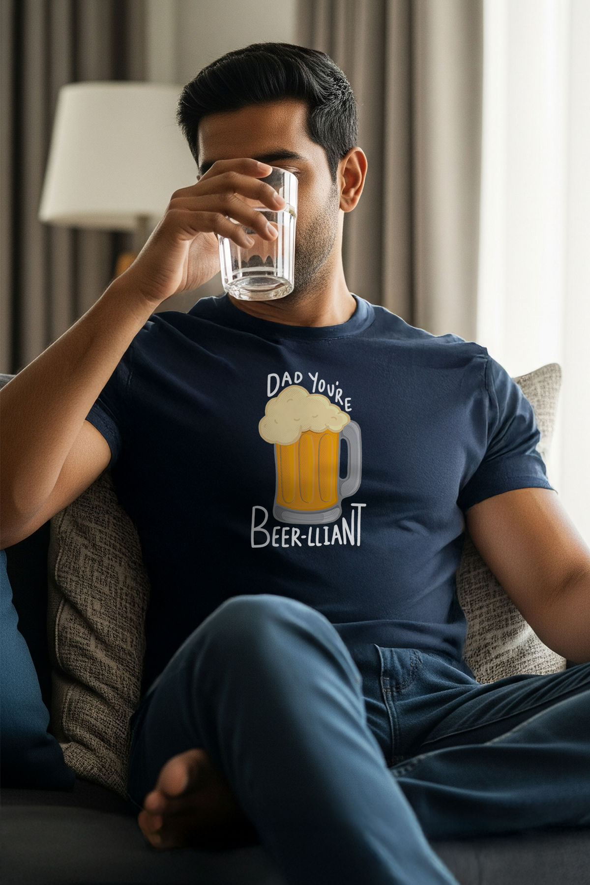 Dad You're Beer-liant T-shirt