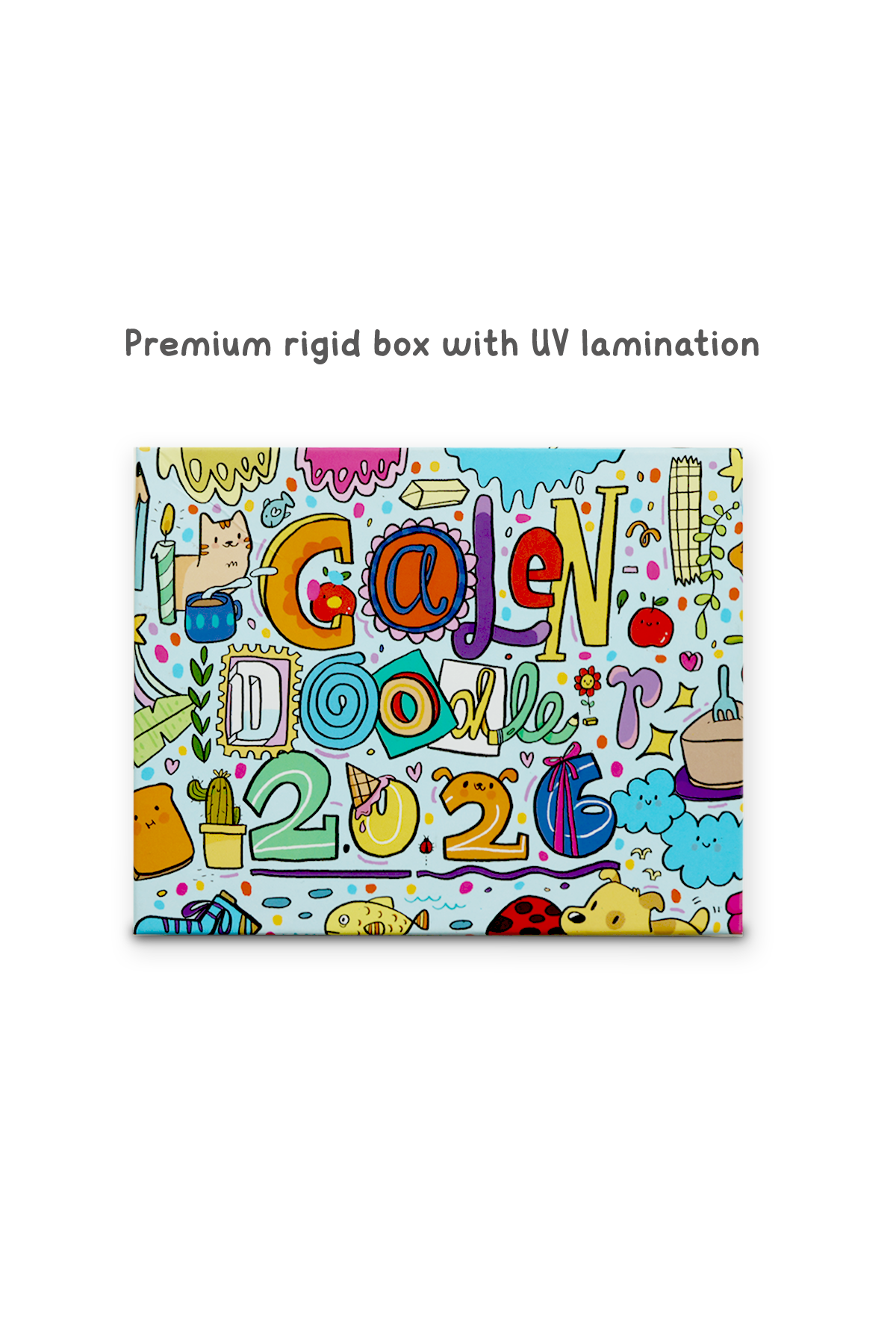 2026 Calendoodler 2-in-1 Desk Calendar + Notebook