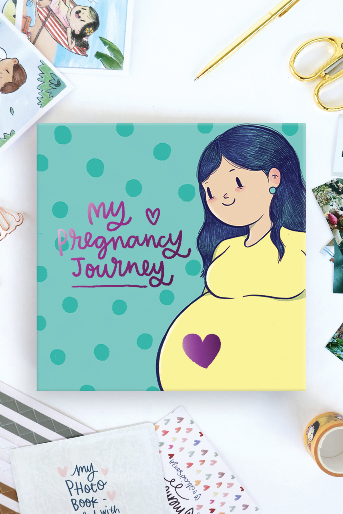 My Pregnancy Journey Mini Photo Album Combo