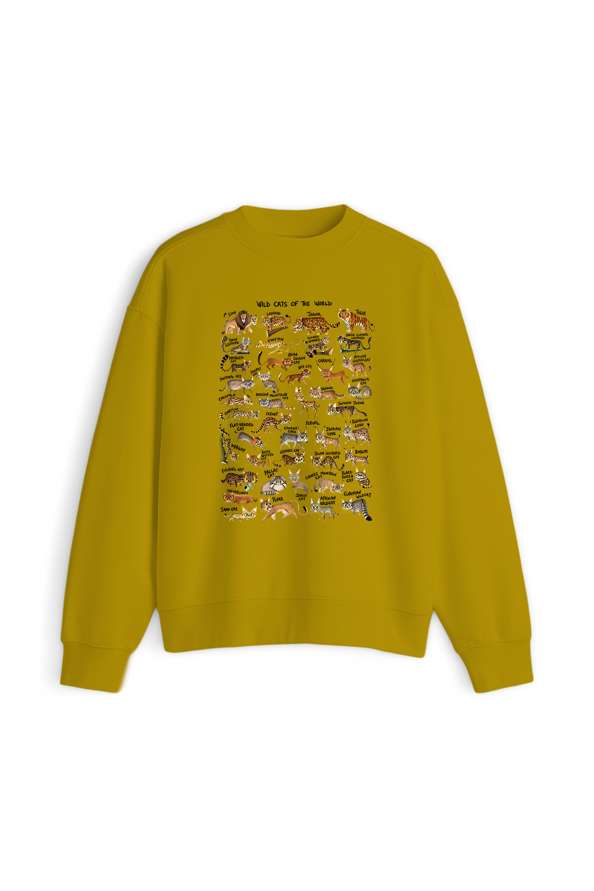 Wild Cats of the World Unisex Sweatshirt