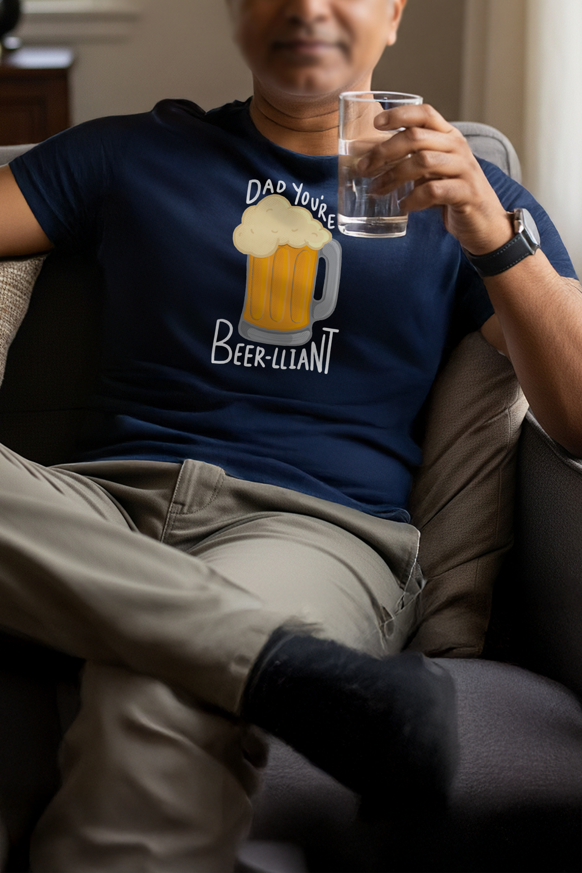 Dad You're Beer-liant T-shirt