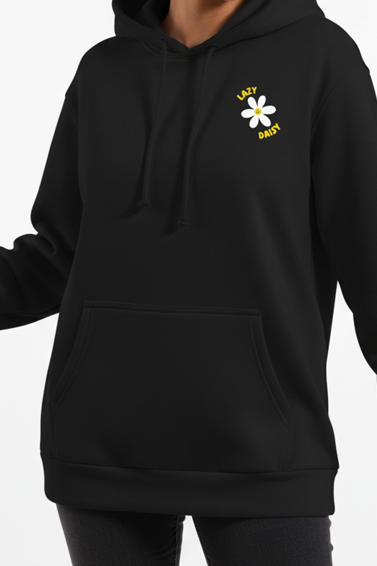 Lazy Daisy Embriodered Unisex Hoodie
