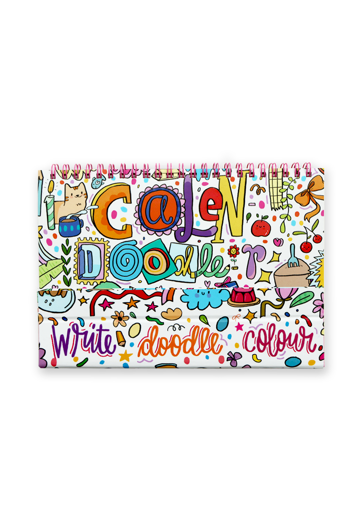 2026 Calendoodler 2-in-1 Desk Calendar + Notebook