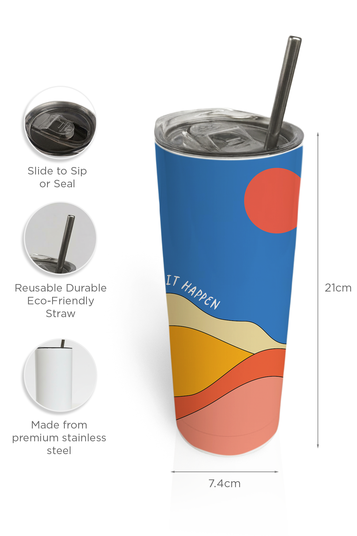 Make it Happen Tumbler Bottle