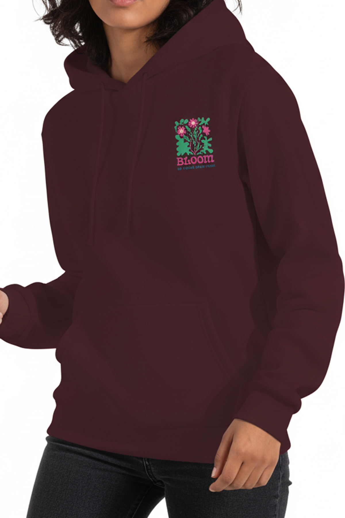 Bloom at Your Own Pace Unisex Oversized Hoodie