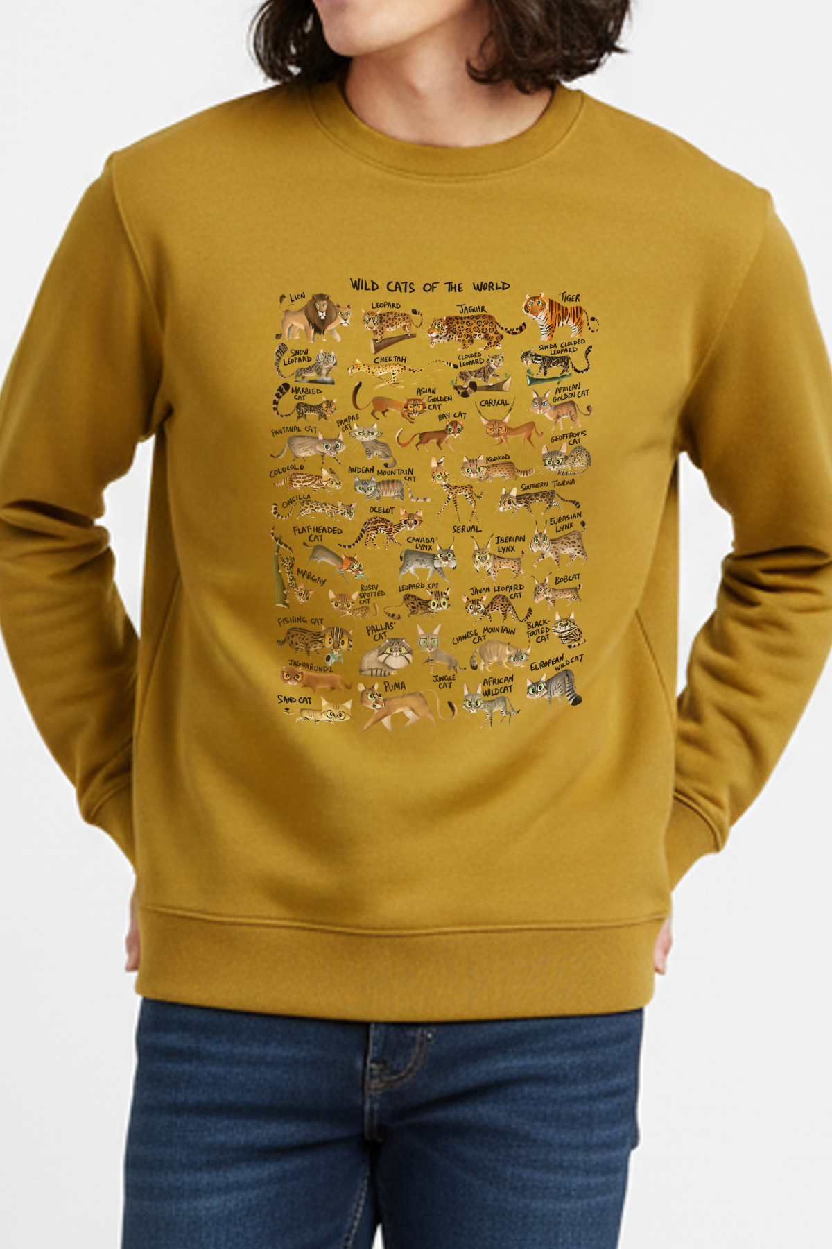 Wild Cats of the World Unisex Sweatshirt