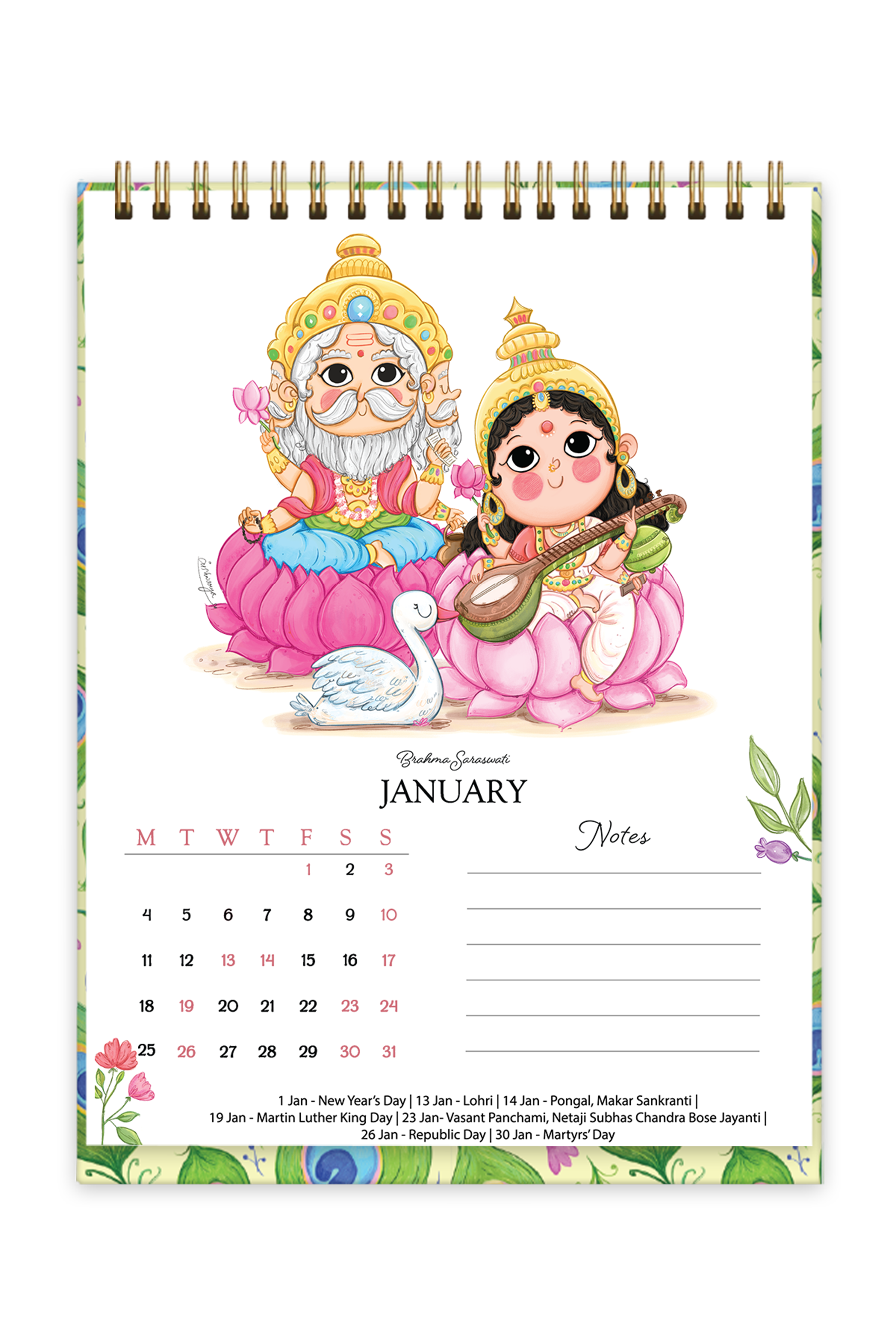 2026 Divine Love Desk Calendar