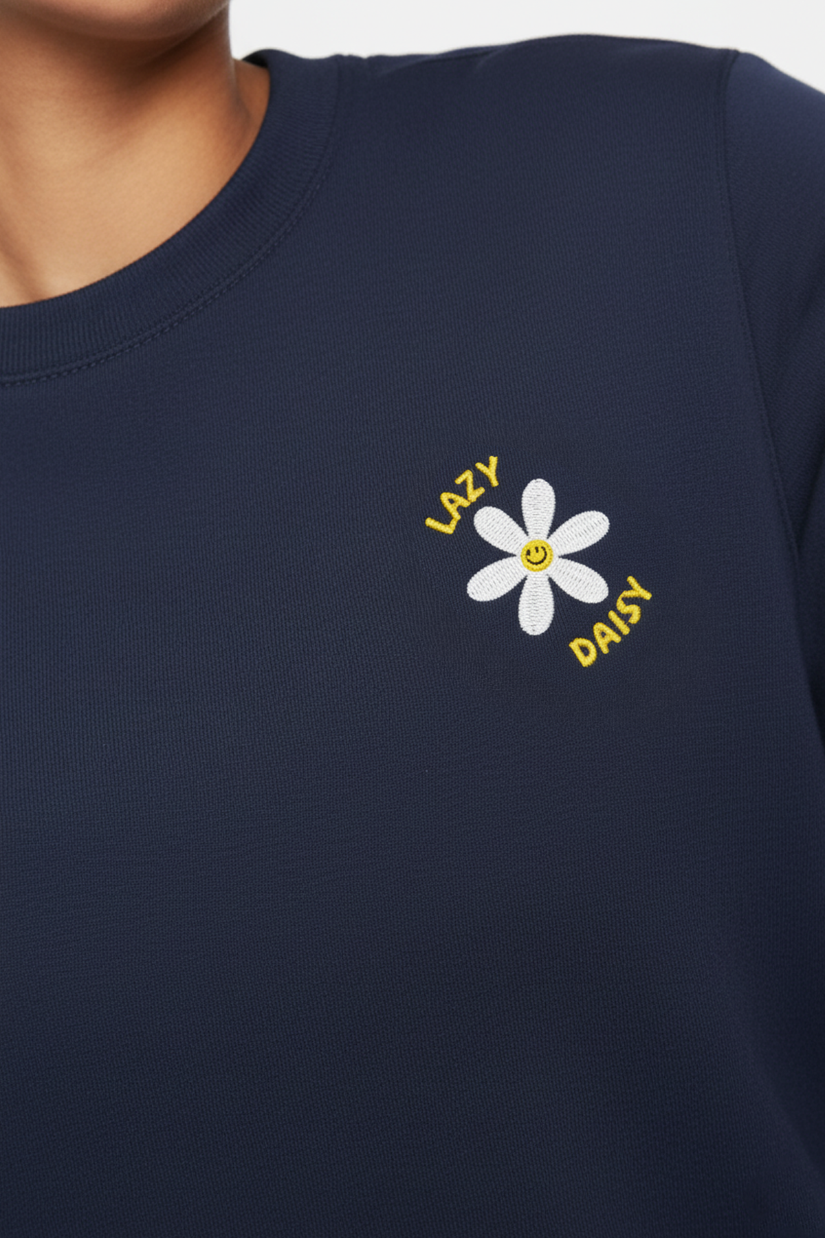 Lazy Daisy Embriodered Unisex Sweatshirt