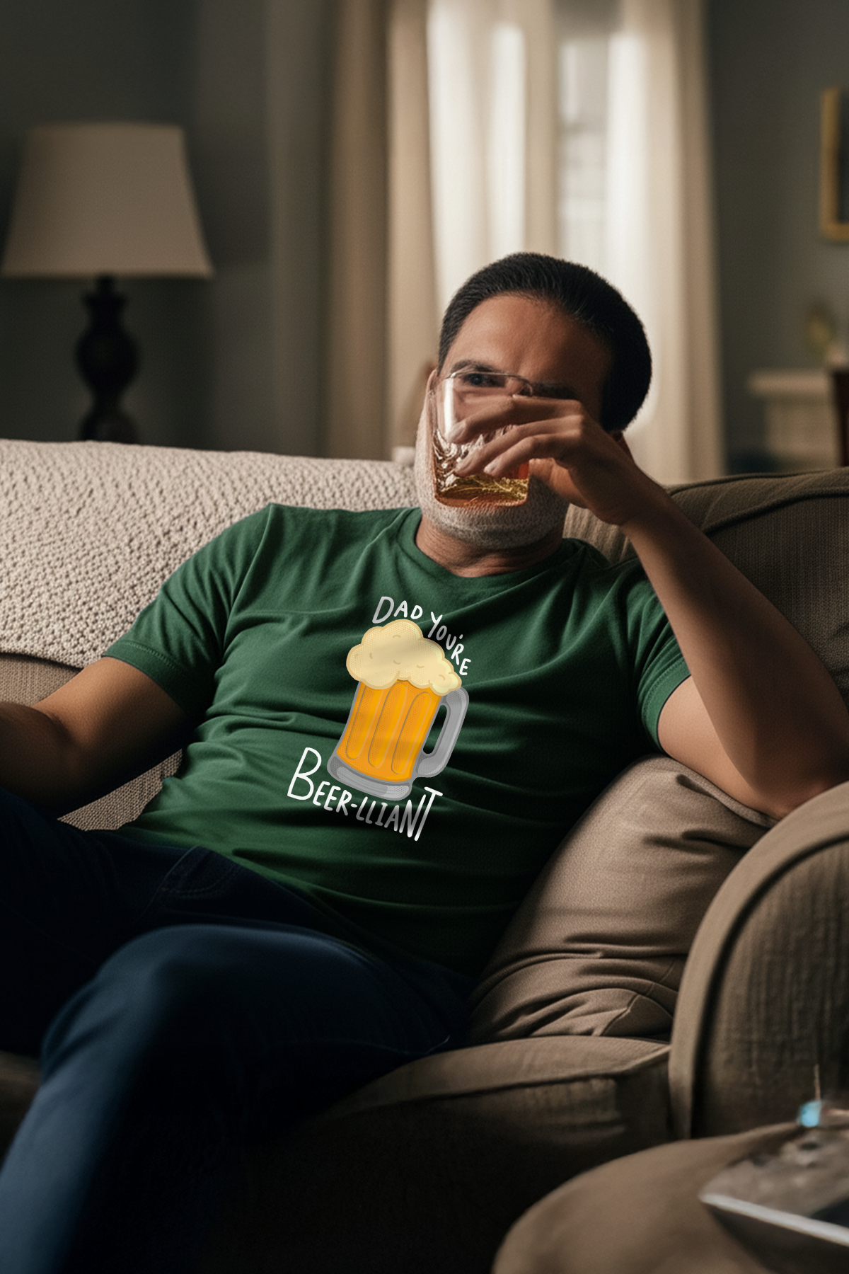 Dad You're Beer-liant T-shirt