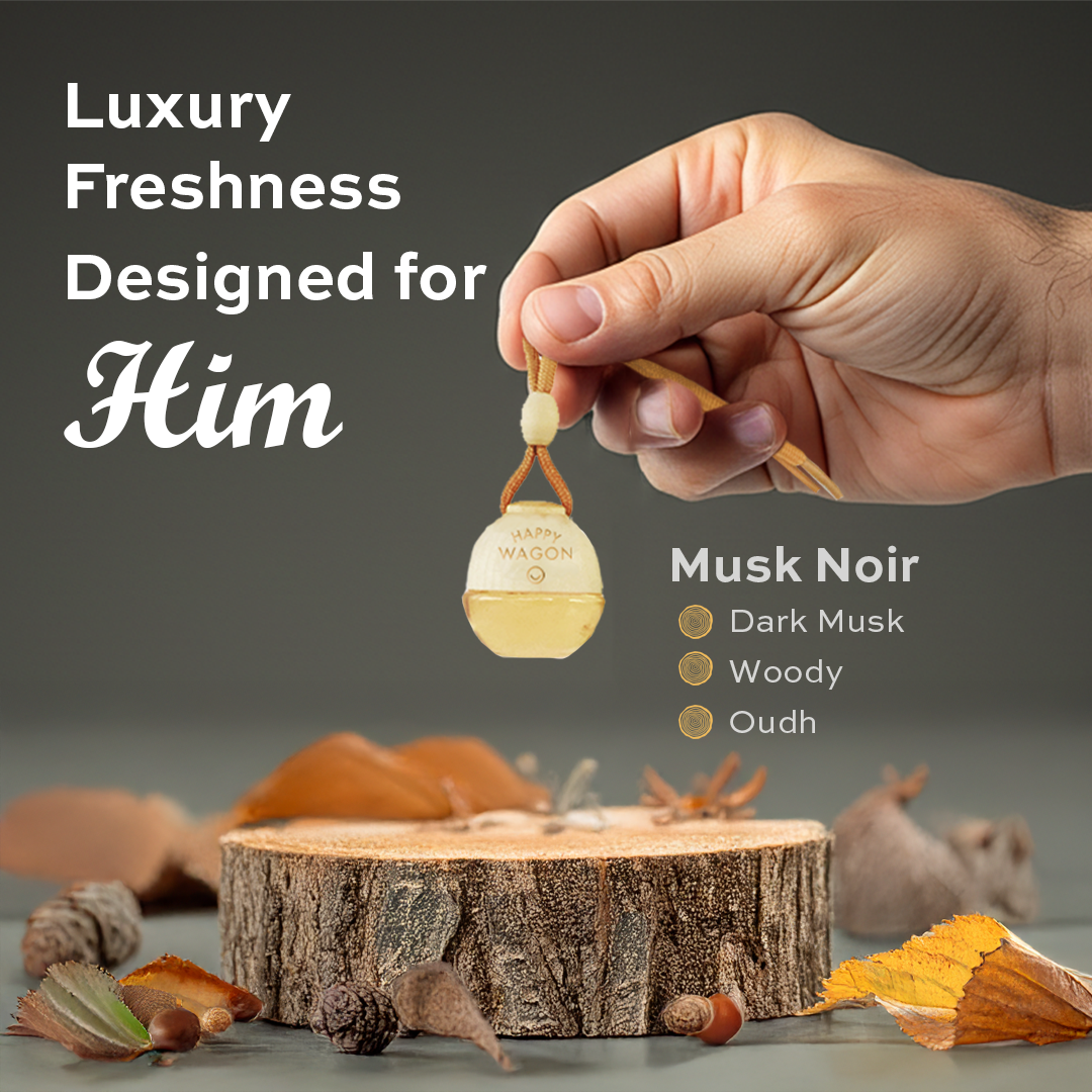 Car Freshener - Set of 2 - Blueberry + Musk Noir