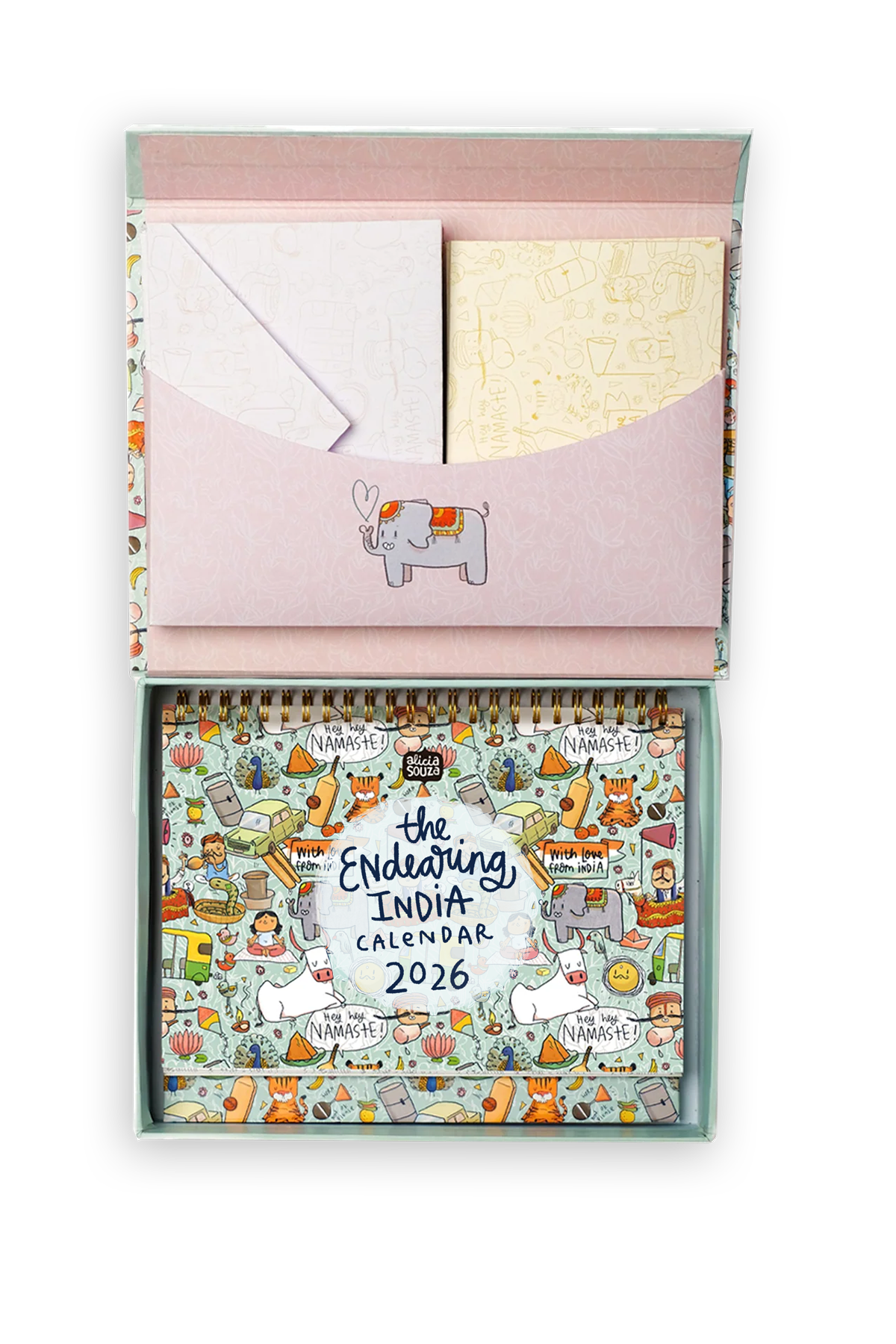 2026 Endearing Desk Calendar