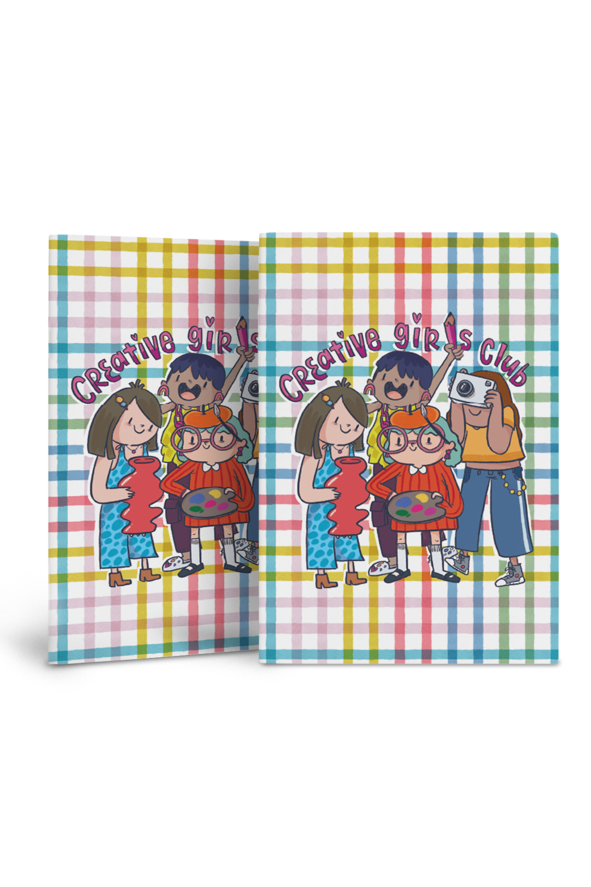 Creative Girls Club Saddle Stitch Notebook - Combo of 2