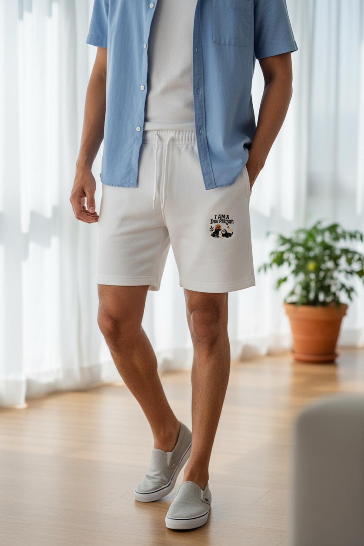 I am a Dog Person Men's Terry Shorts