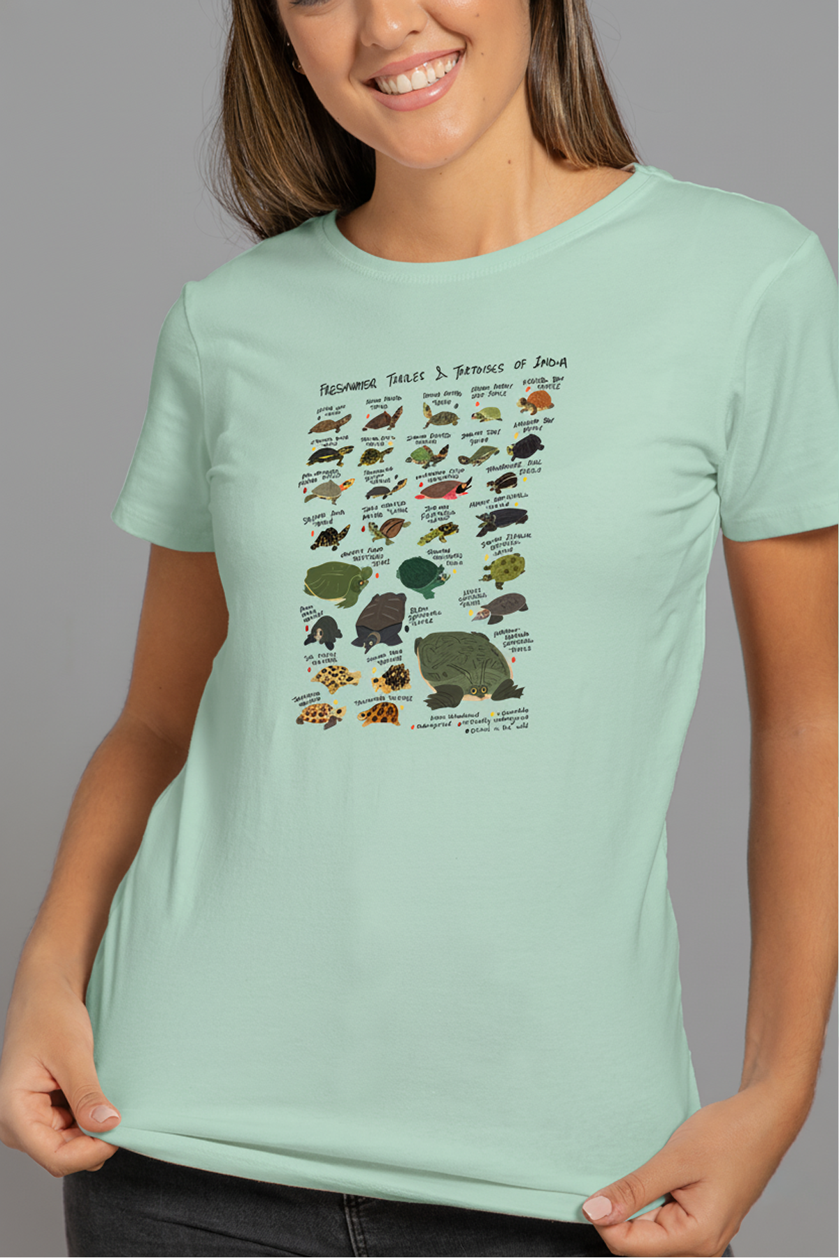 Freshwater Turtles Of India Tshirt