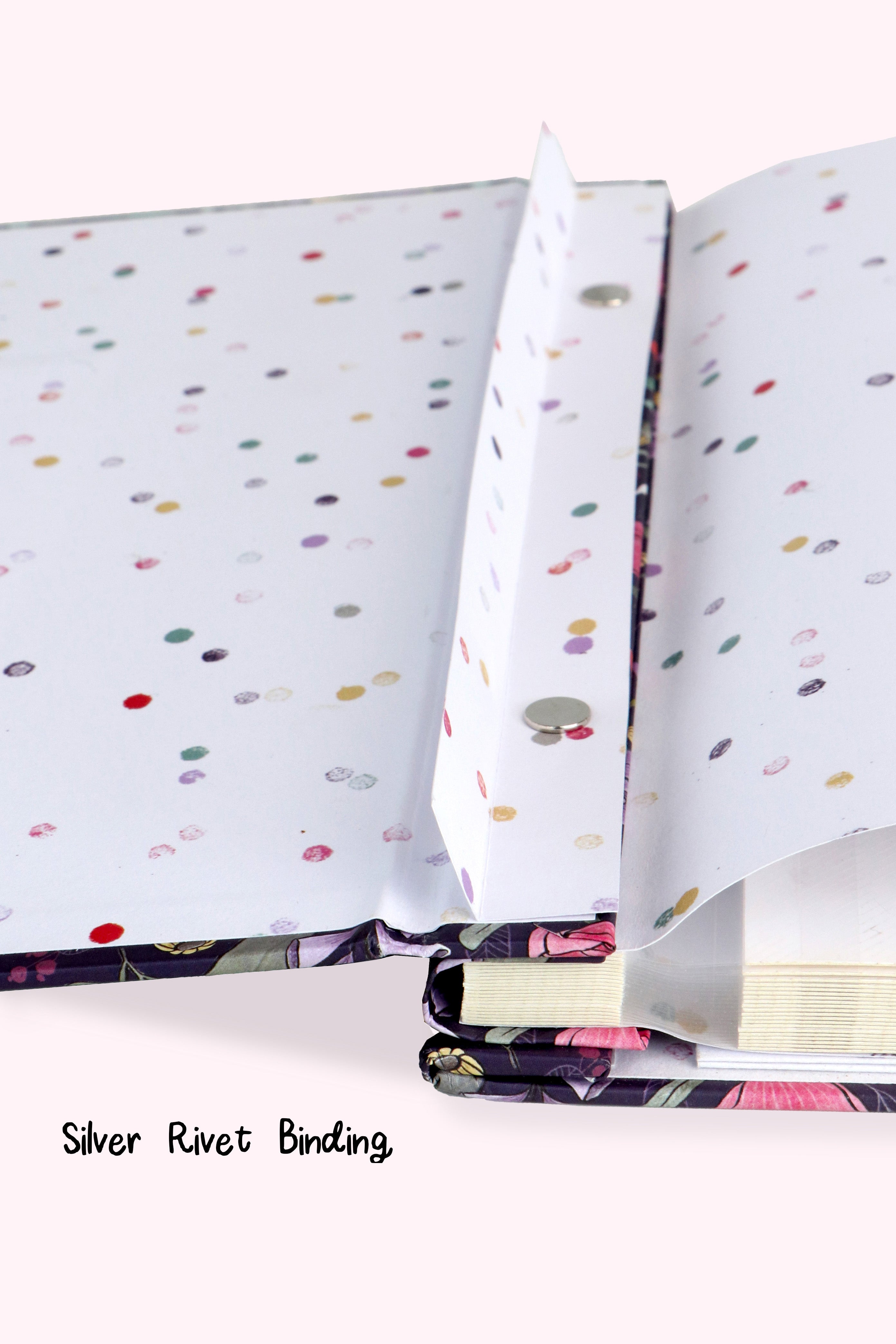 Purple Floral Photo Album