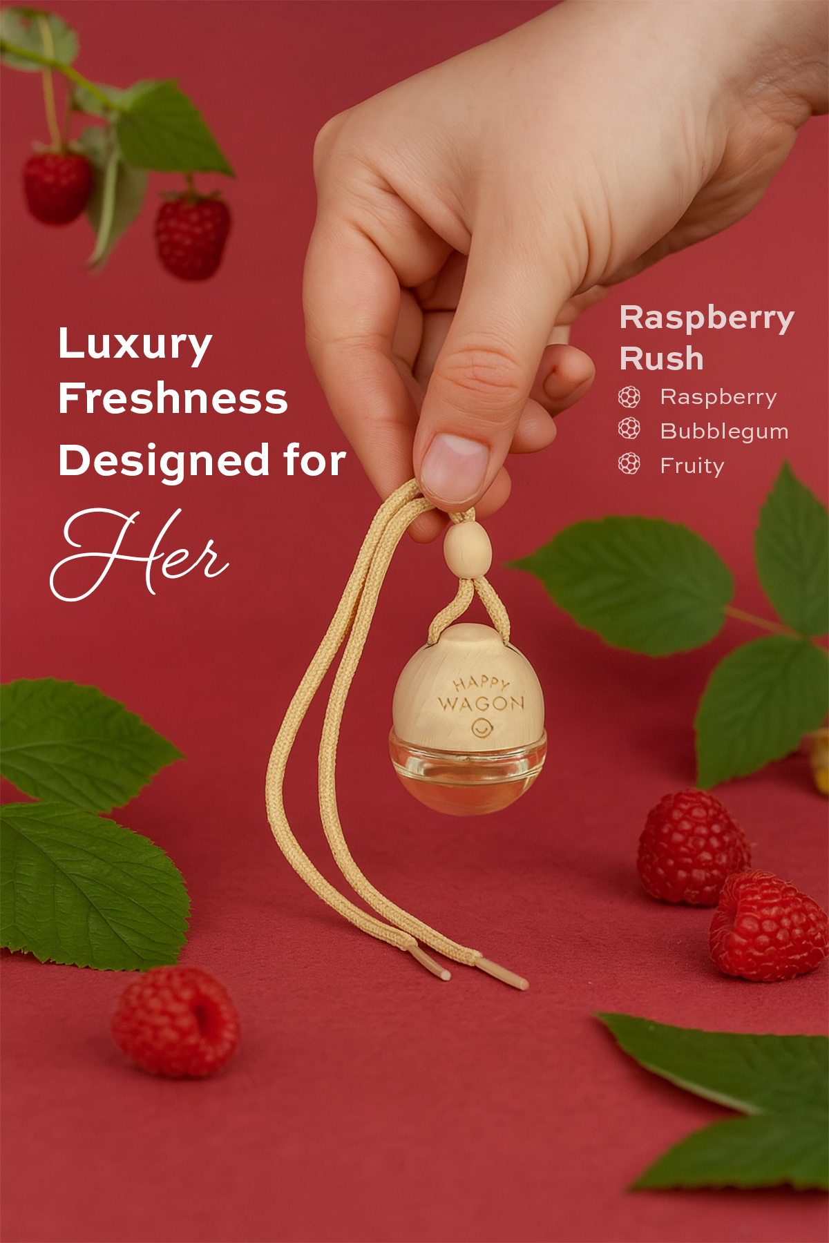 Raspberry Rush Car Freshener