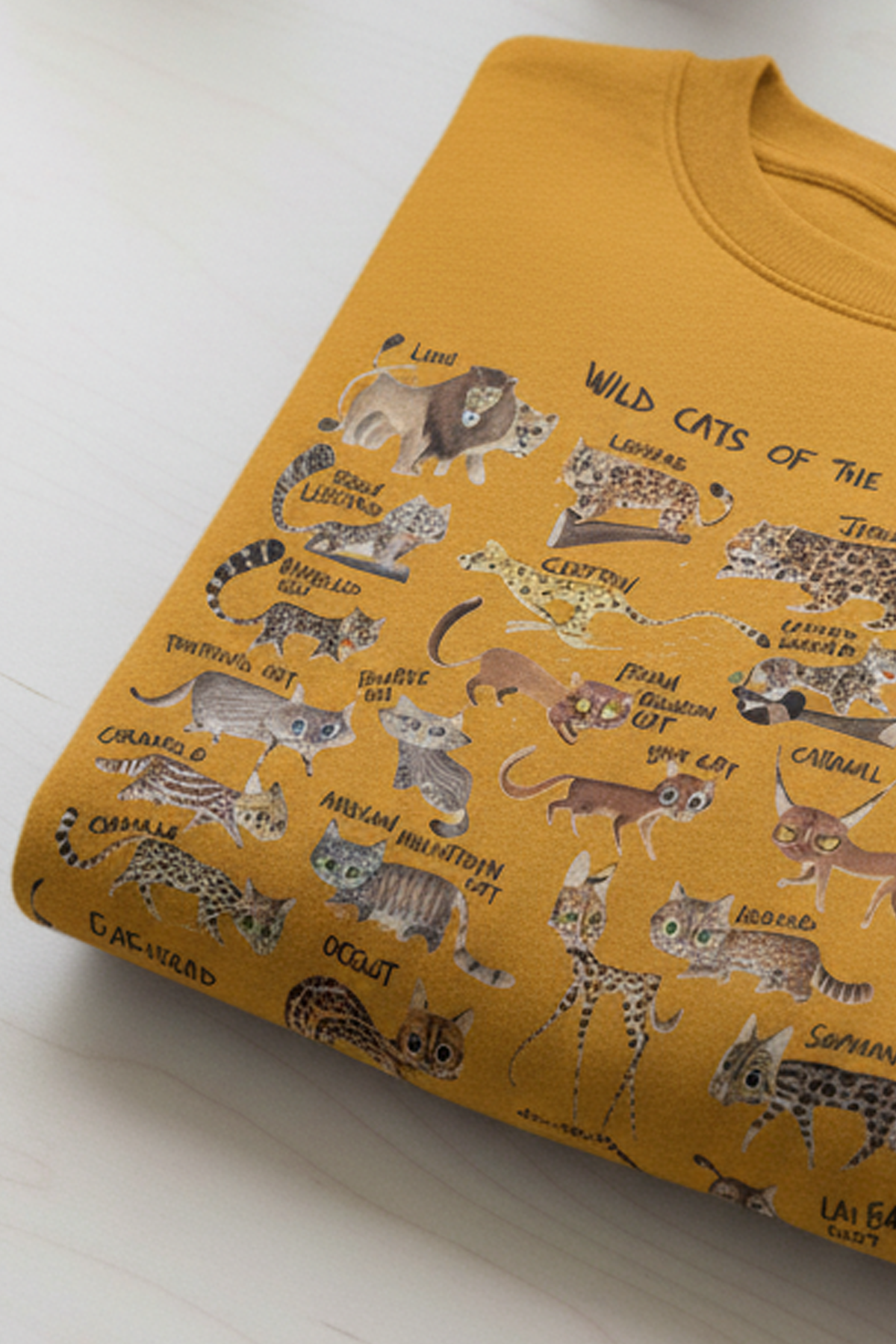 Wild Cats of the World Unisex Sweatshirt