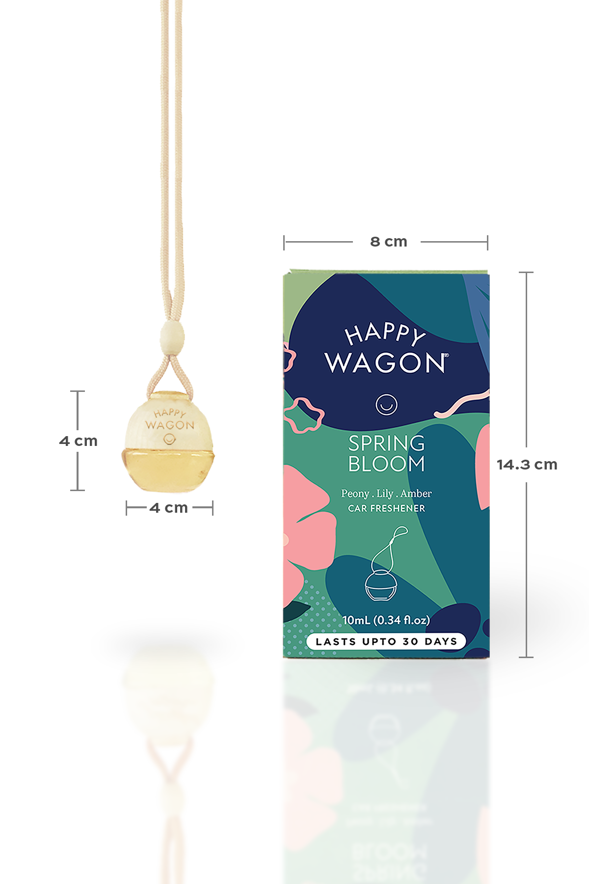 Car Freshener - Set of 2 - Aqua + Spring Bloom