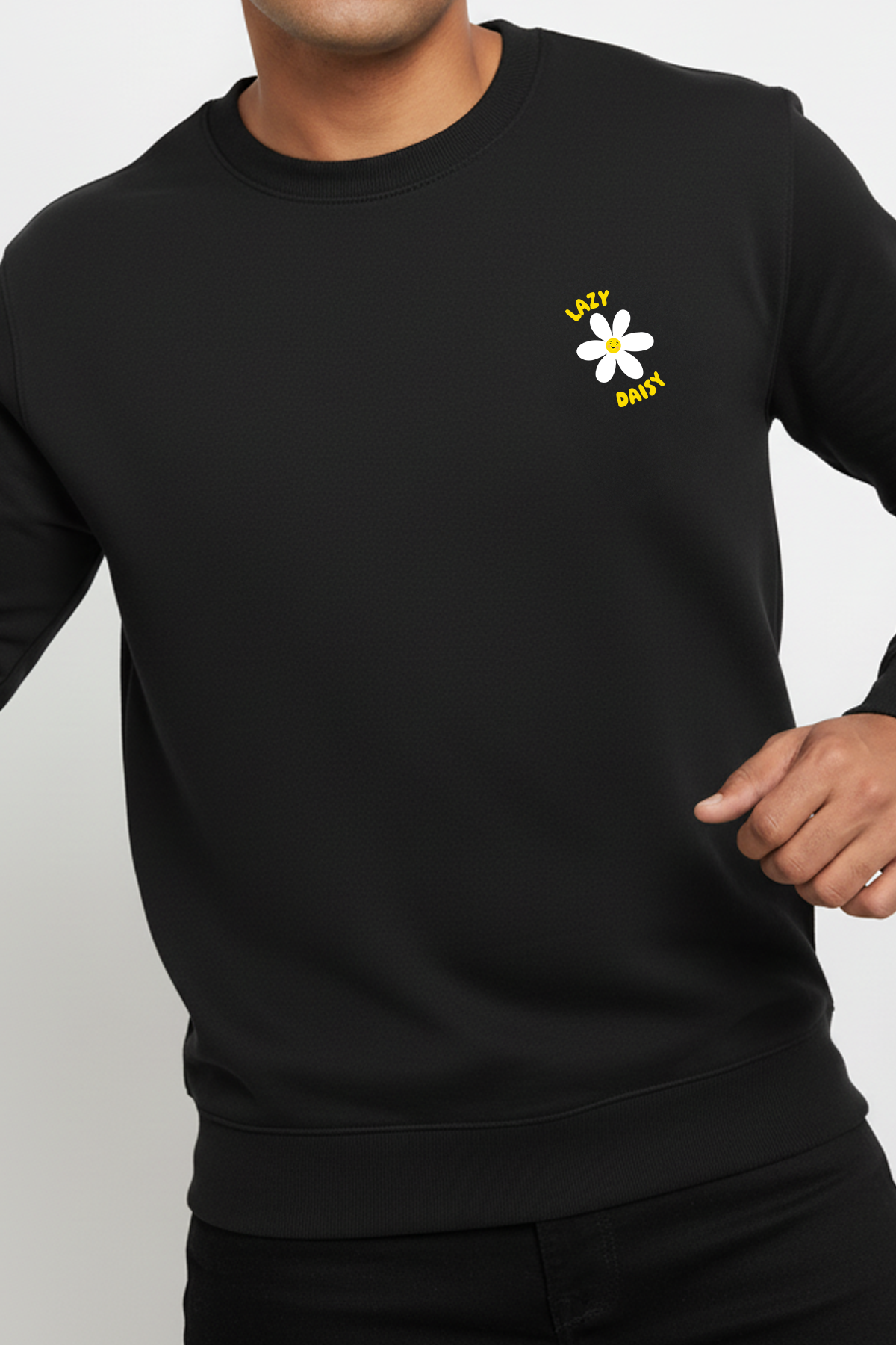 Lazy Daisy Embriodered Unisex Sweatshirt