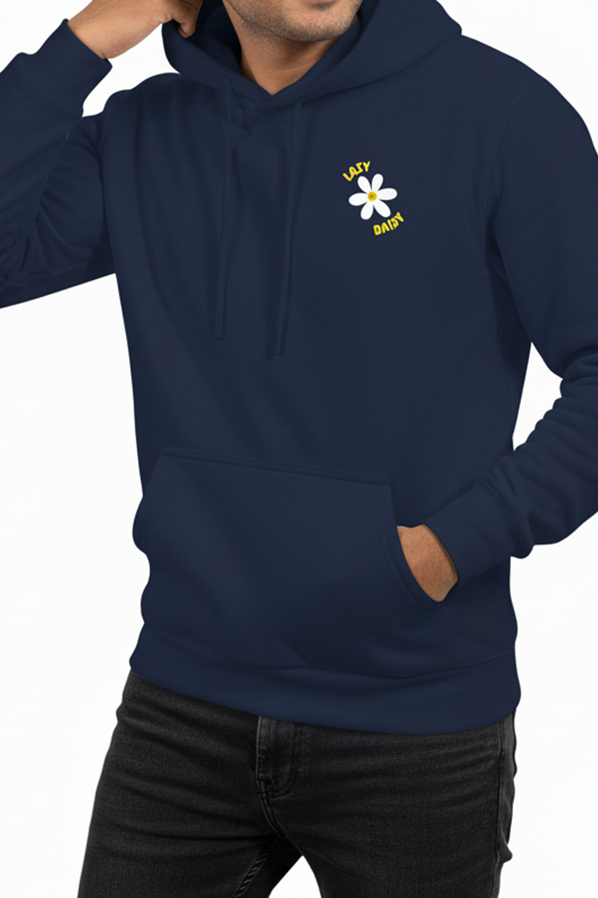 Lazy Daisy Embriodered Unisex Hoodie