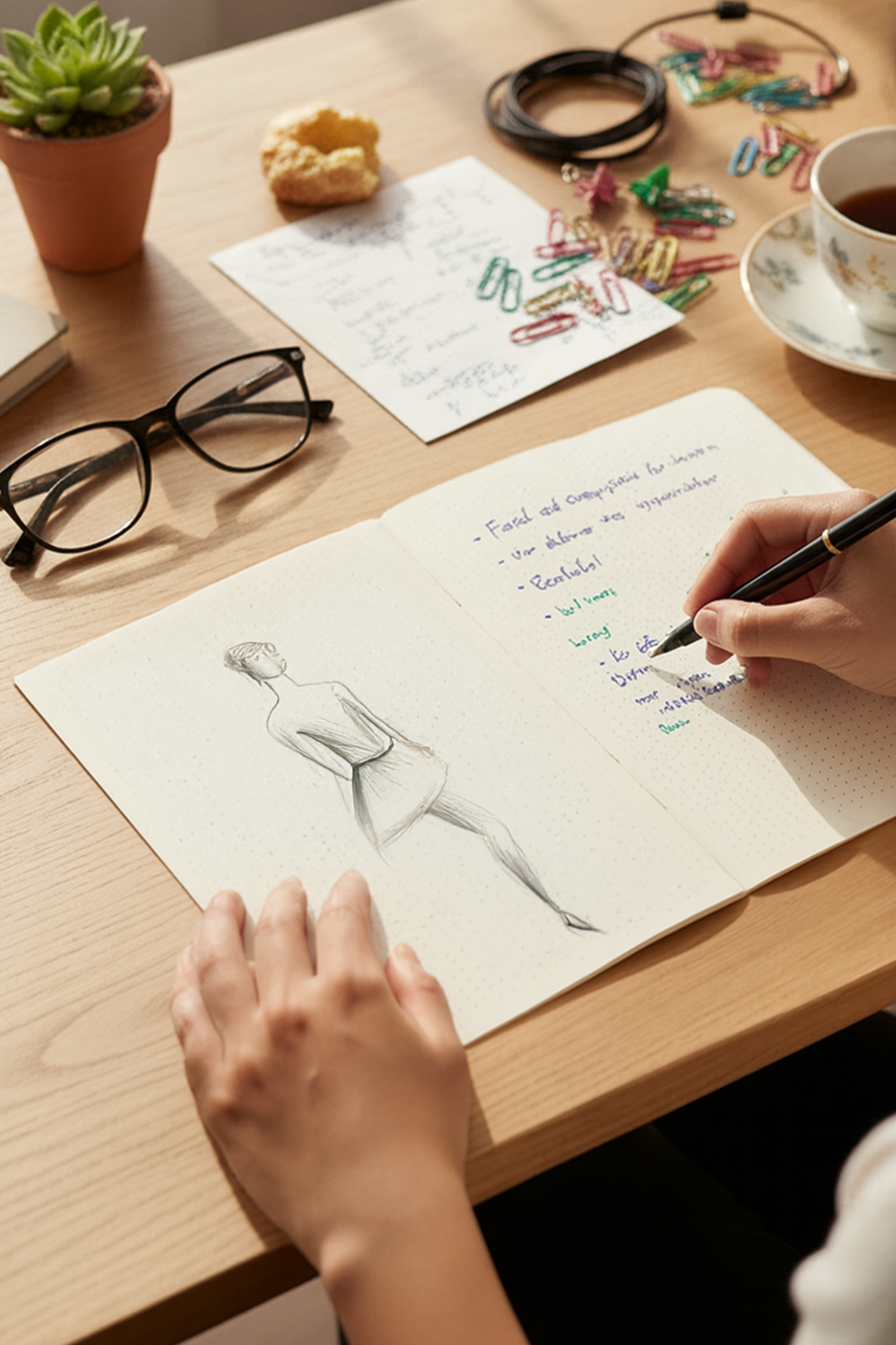 Squiggly Pencils Saddle Stitch Notebook - Combo of 2