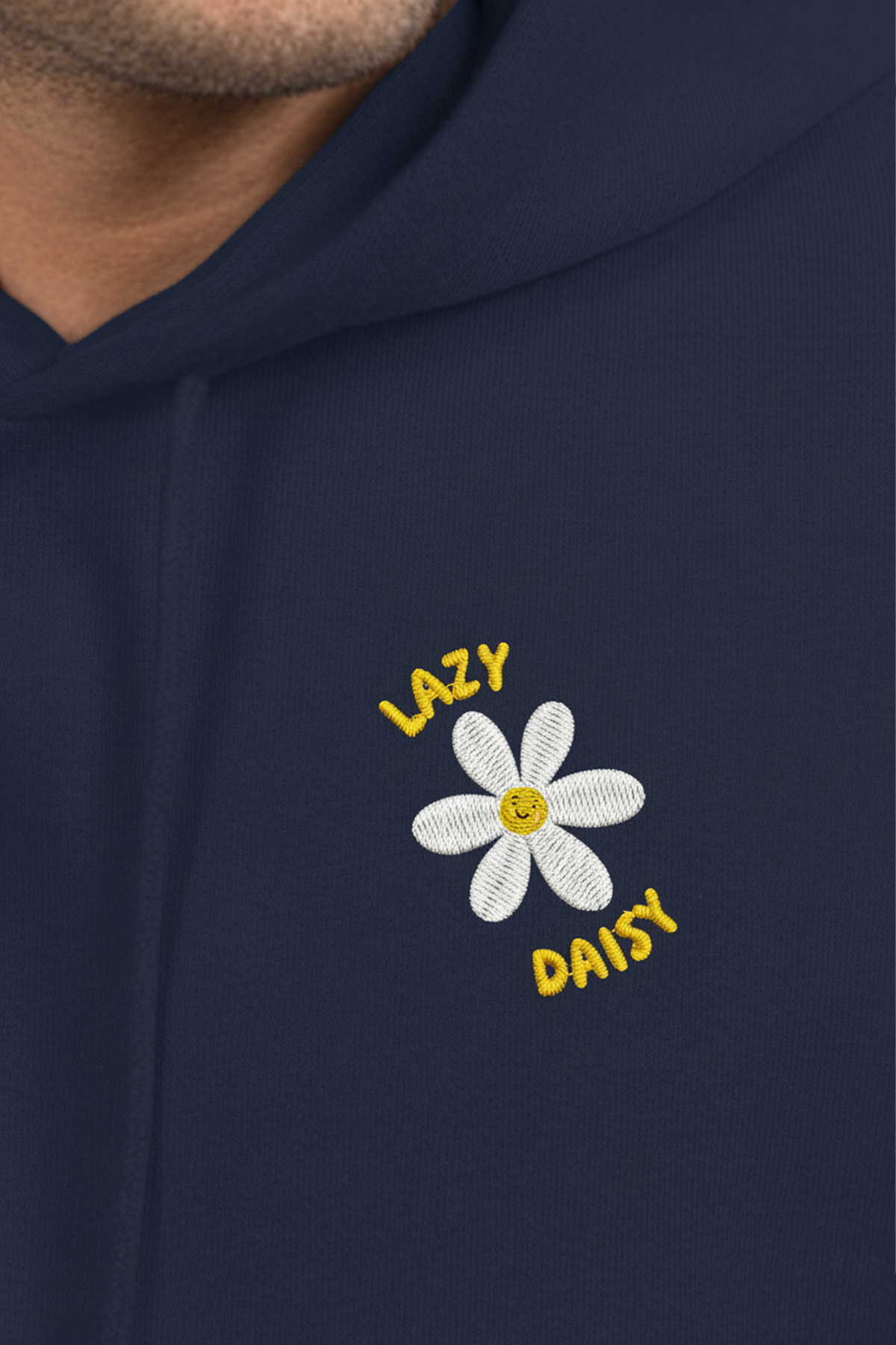 Lazy Daisy Embriodered Unisex Hoodie