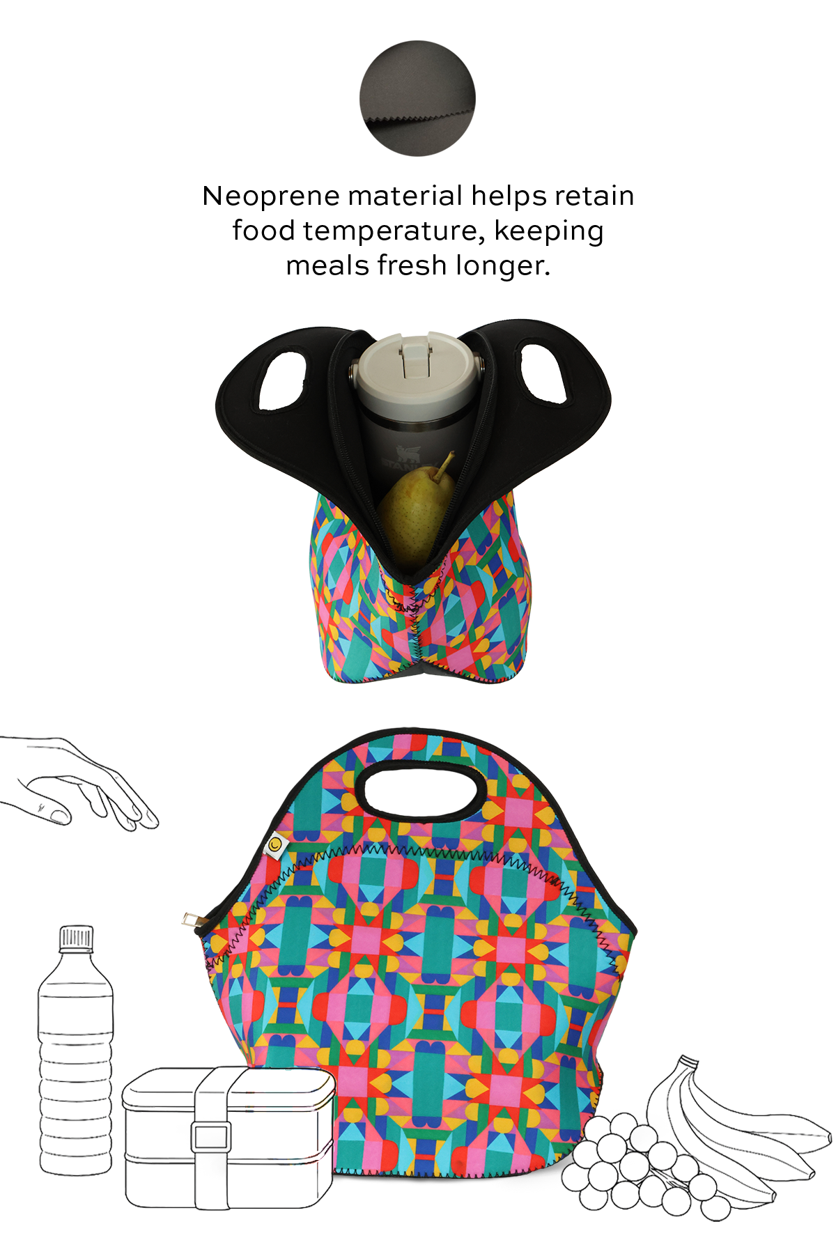 Kaleidoscope Lunch Bag