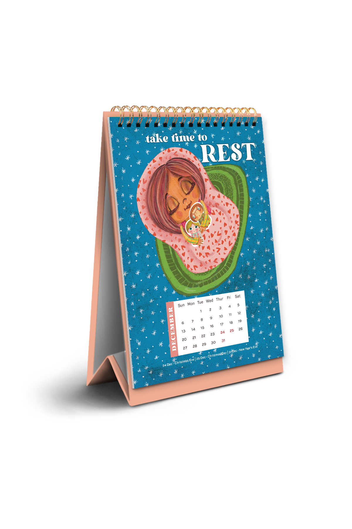 2026 Emotional Growth Desk Calendar