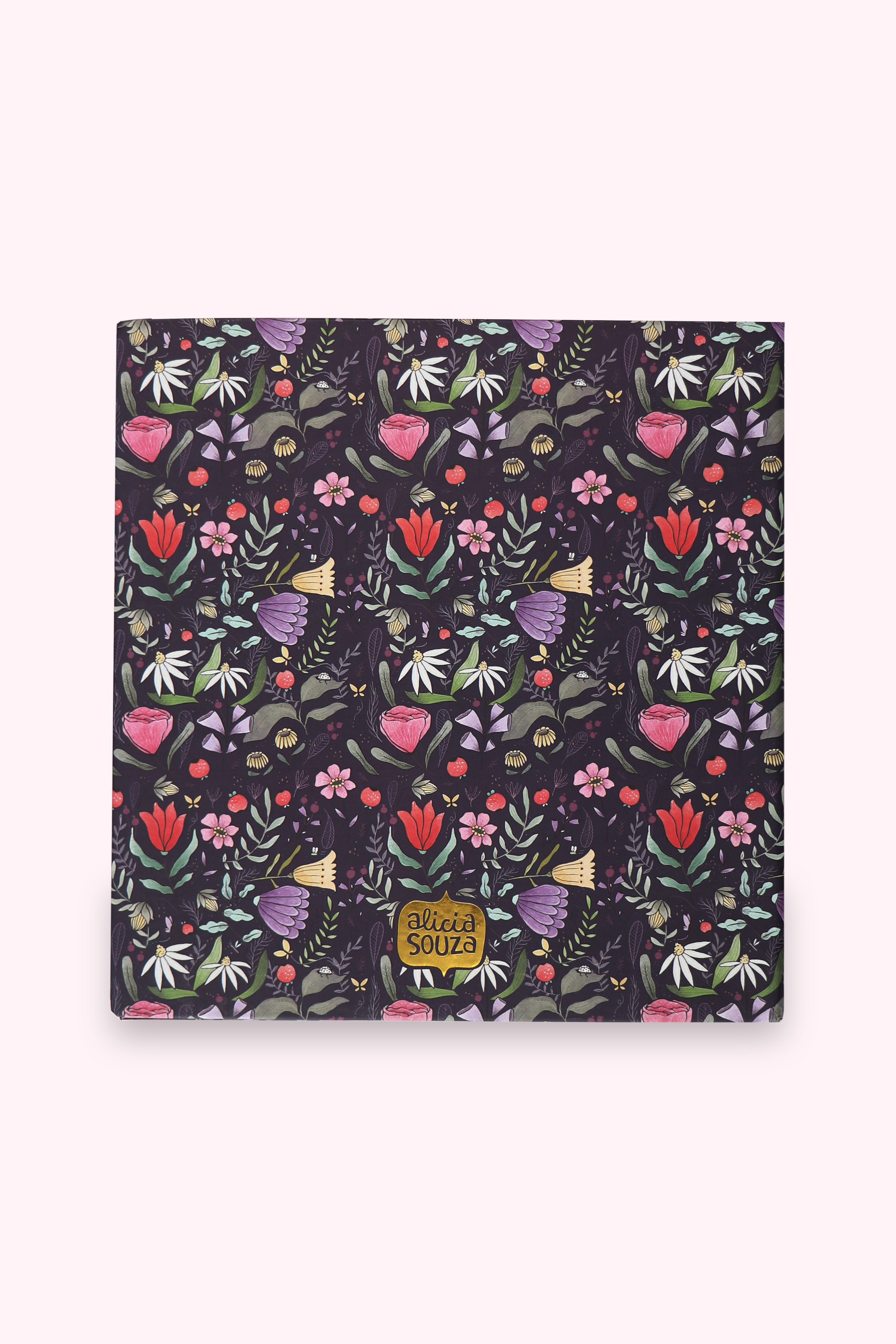 Purple Floral Photo Album