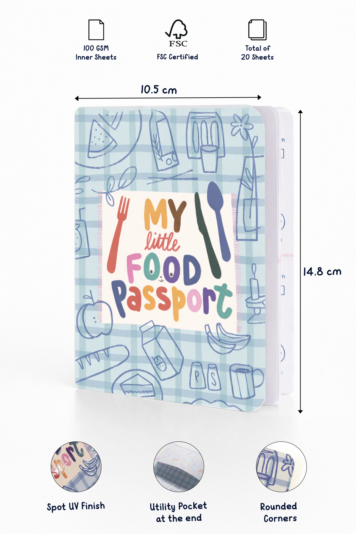 Kids Activity Book - My Little Food Passport