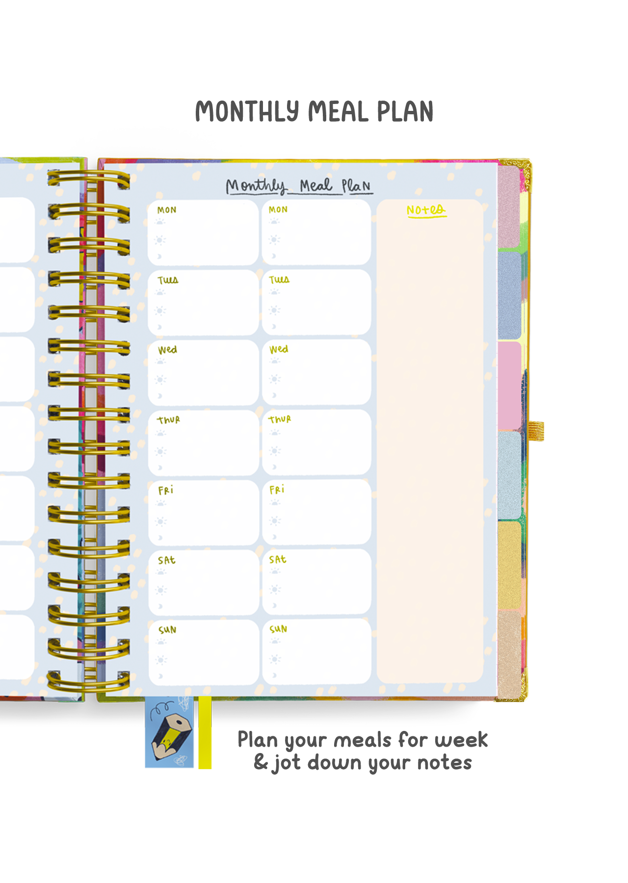 The Joy Undated Combo Yearly + Weekly Planner