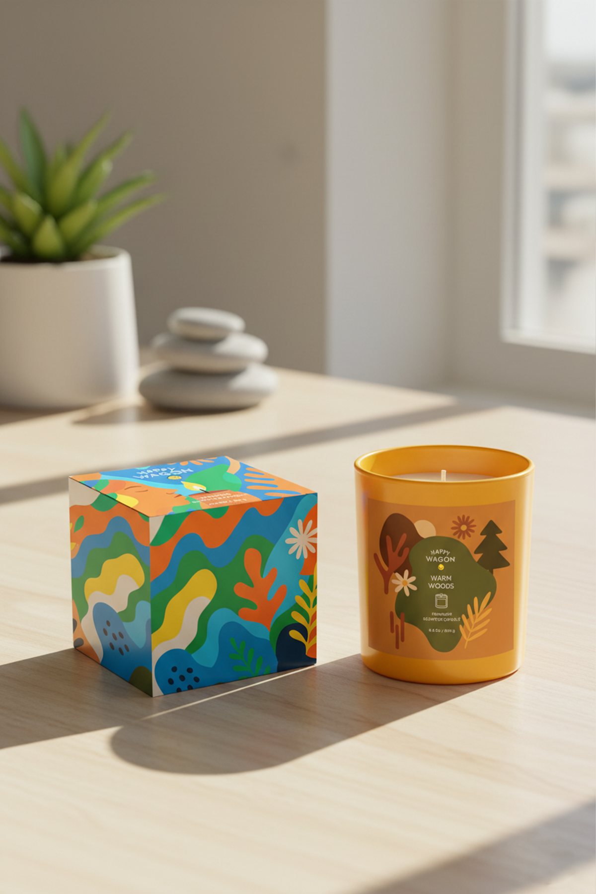 Scented Candle - Warm woods