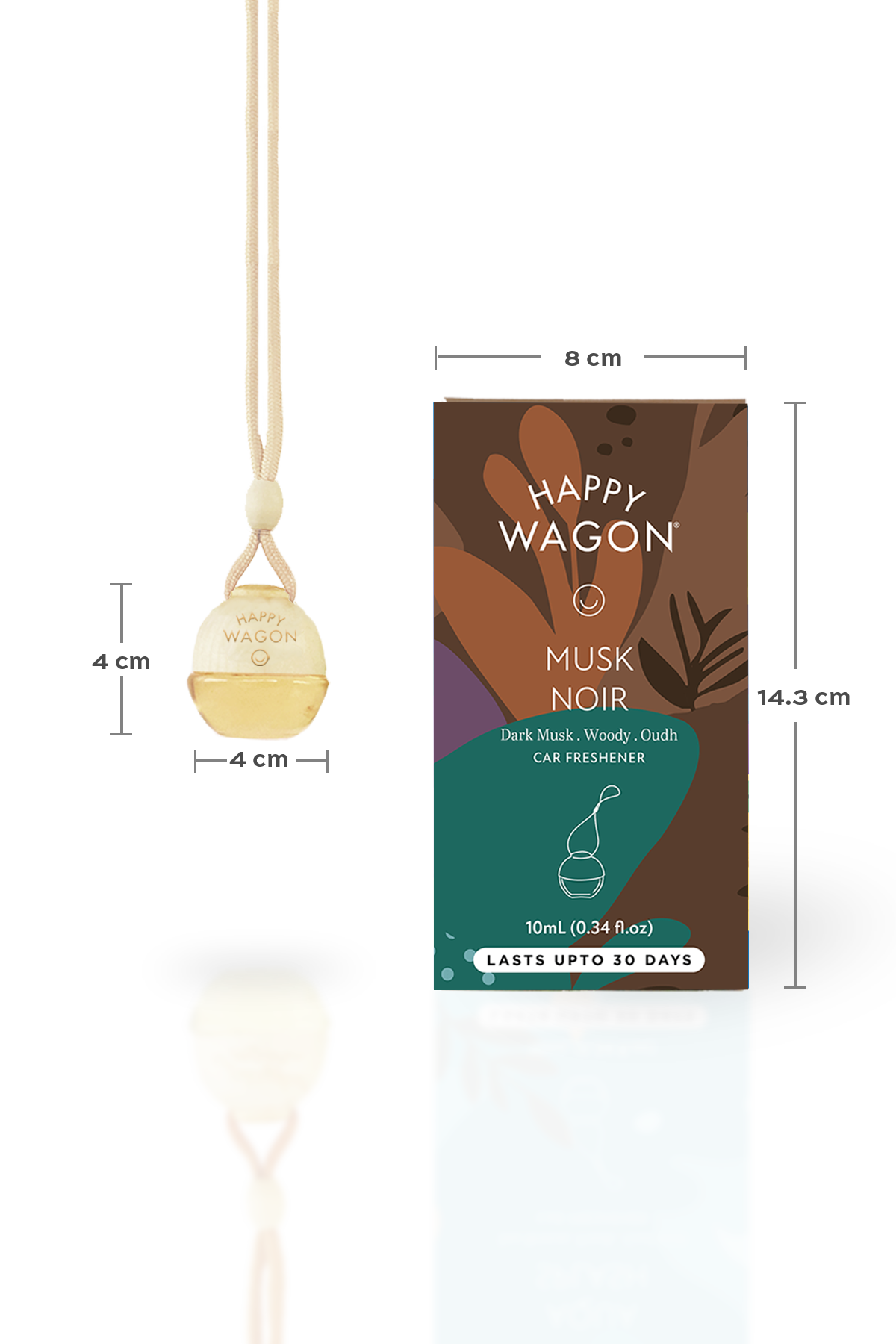 Car Freshener - Set of 2 - Blueberry + Musk Noir