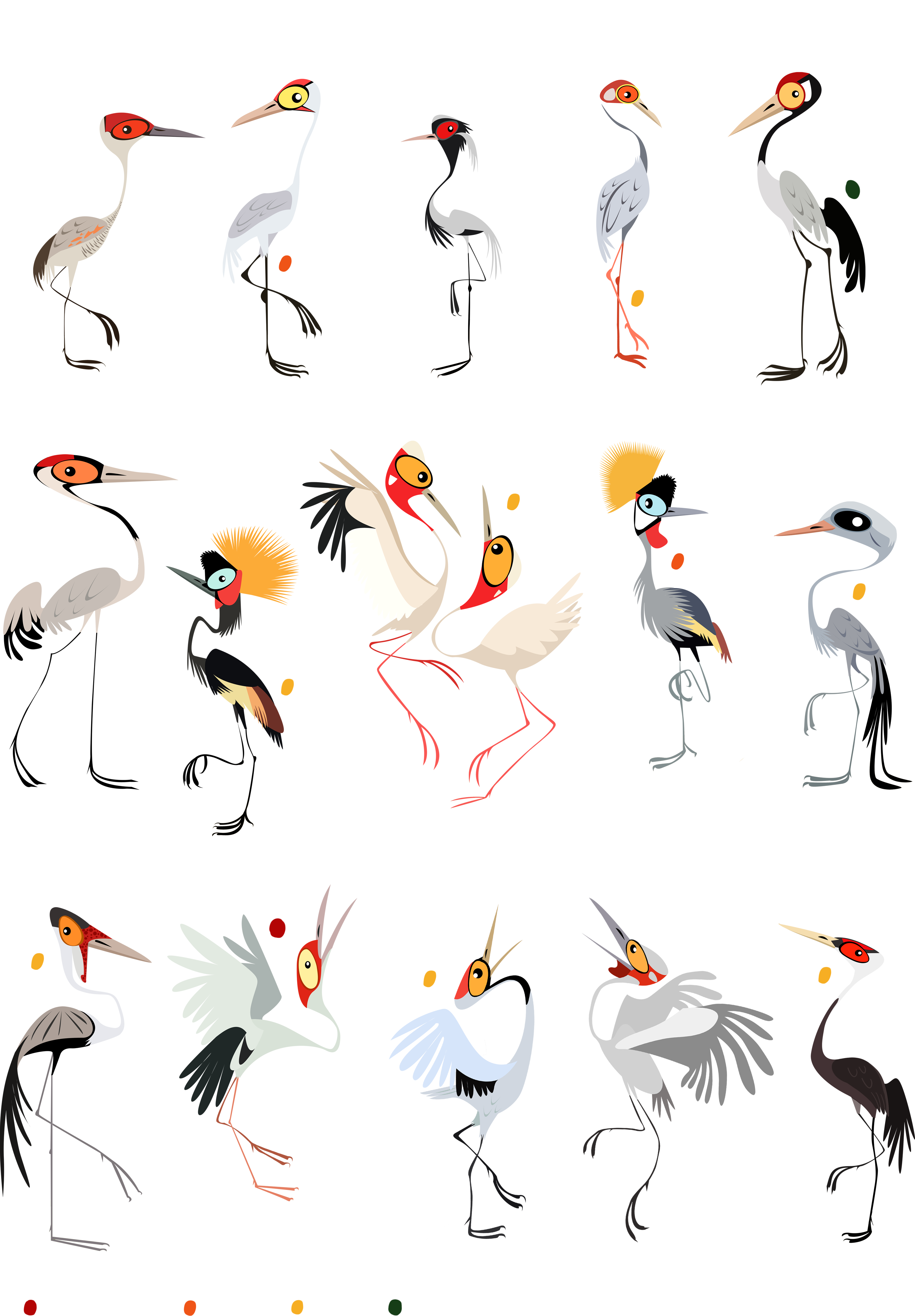 Cranes of the World T-shirt