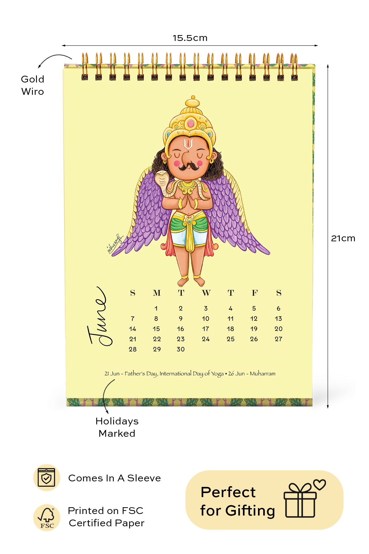 2026 Devinity Desk Calendar