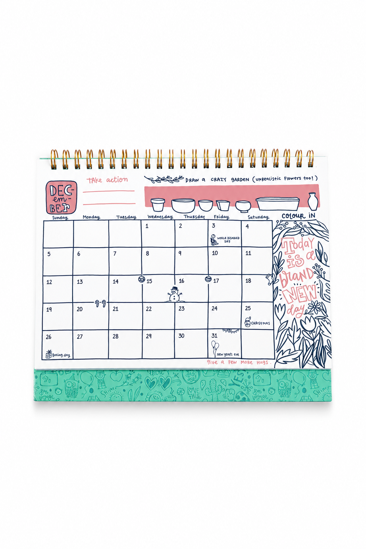 The Ultimate 2027 Calendoodler Desk Calendar