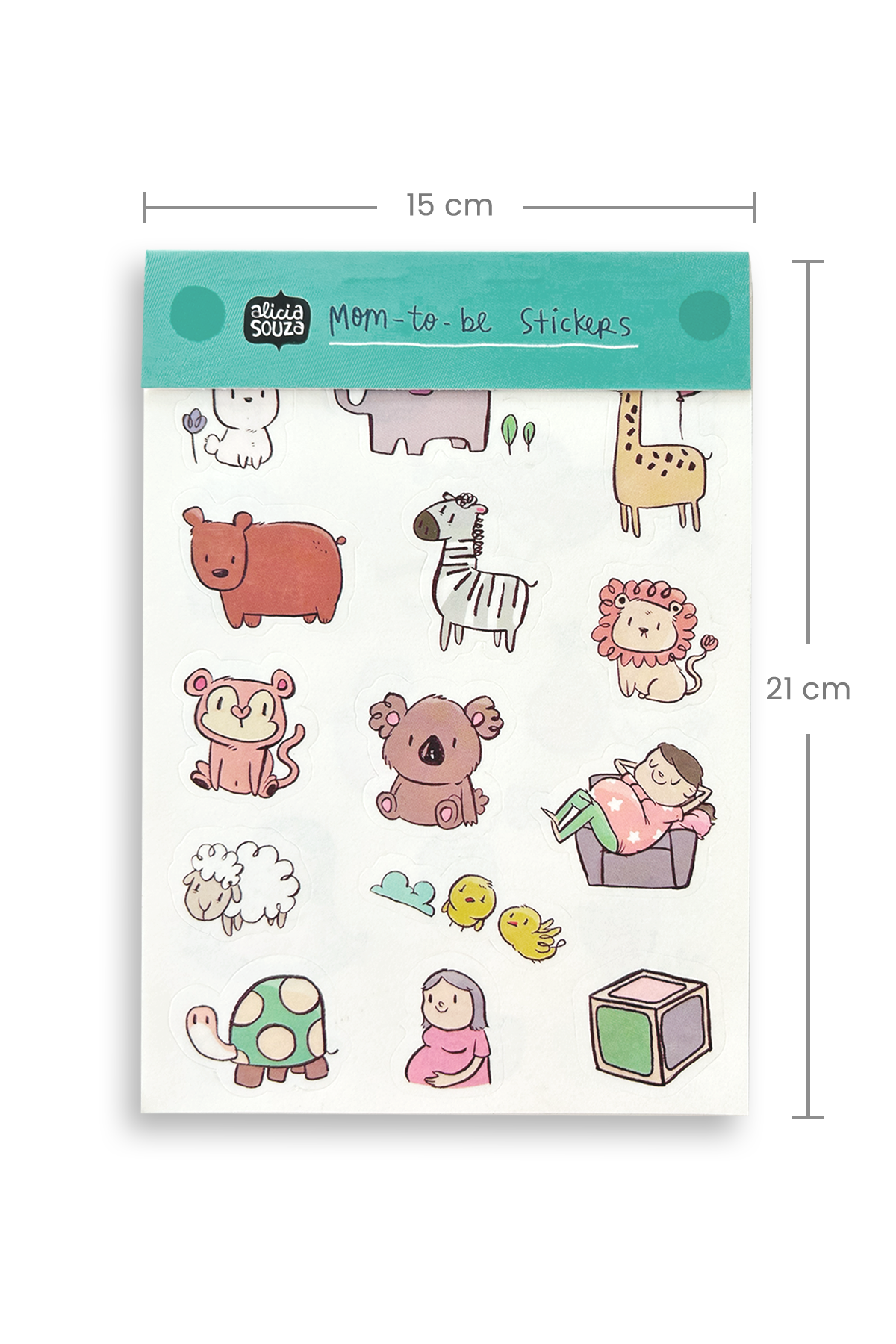 Mom to be Stickers