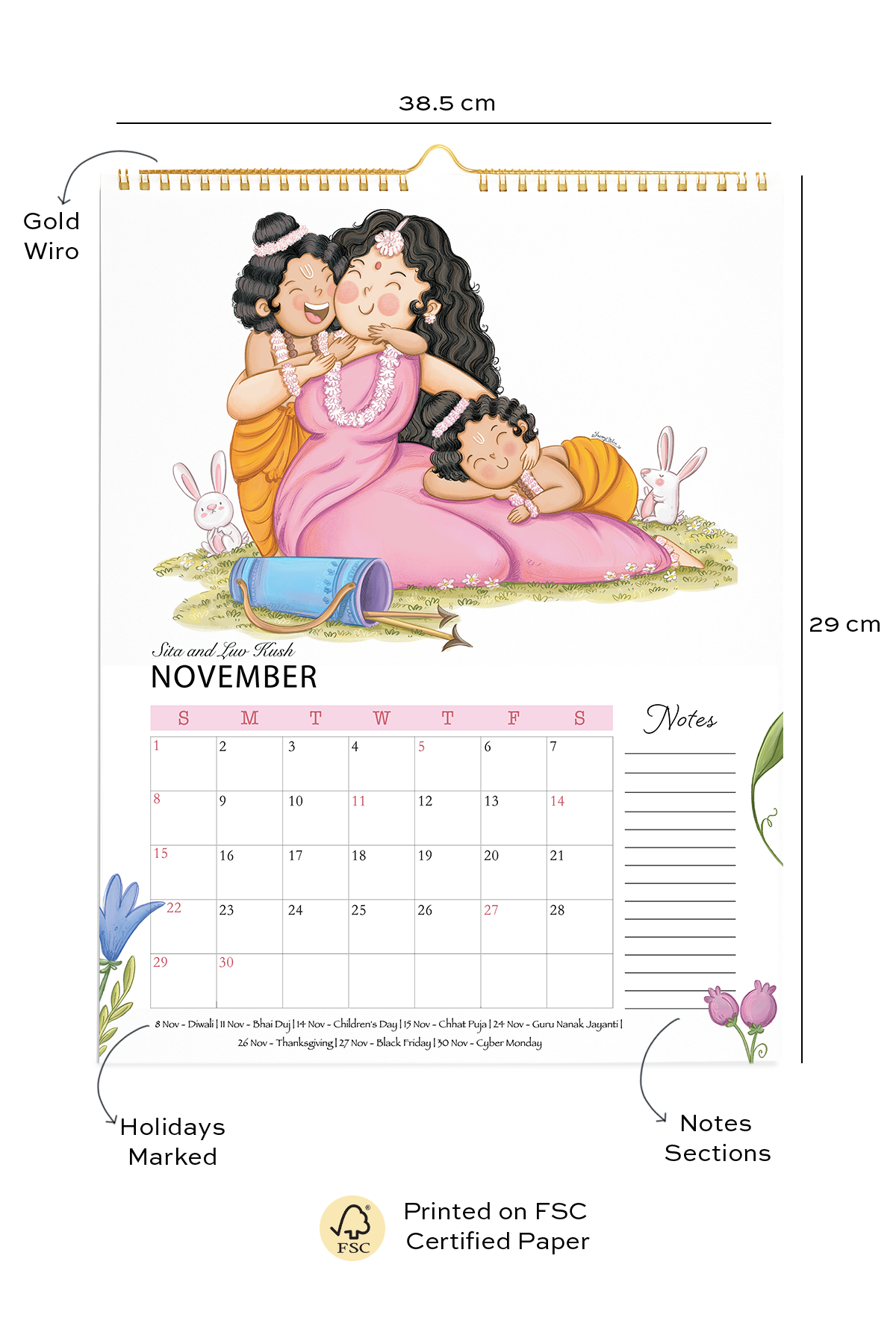 2026 Divine Mums Wall Calendar